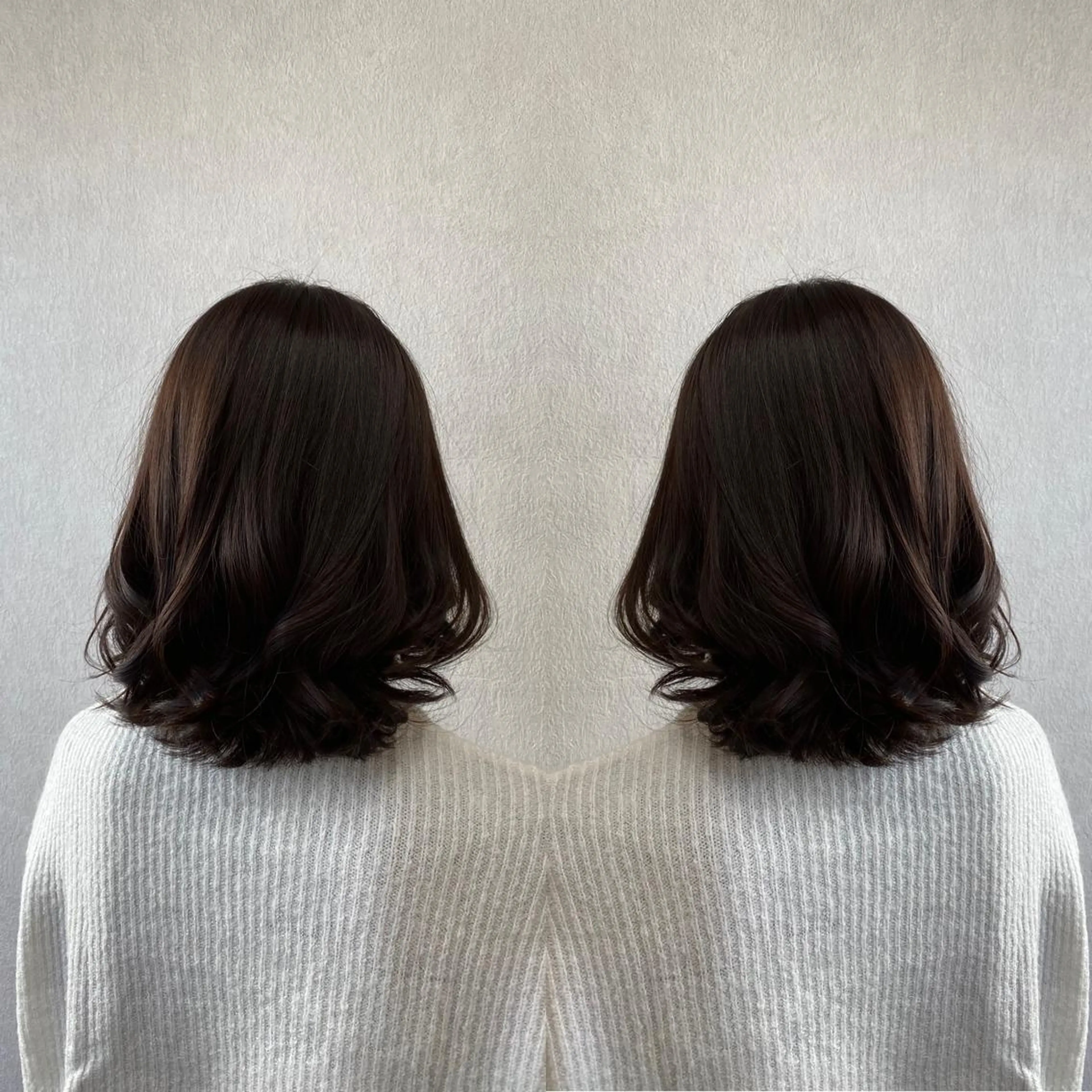 ミディアム カラー トリートメント カット トリートメント tocca 💜石田愛結💜のヘアスタイル