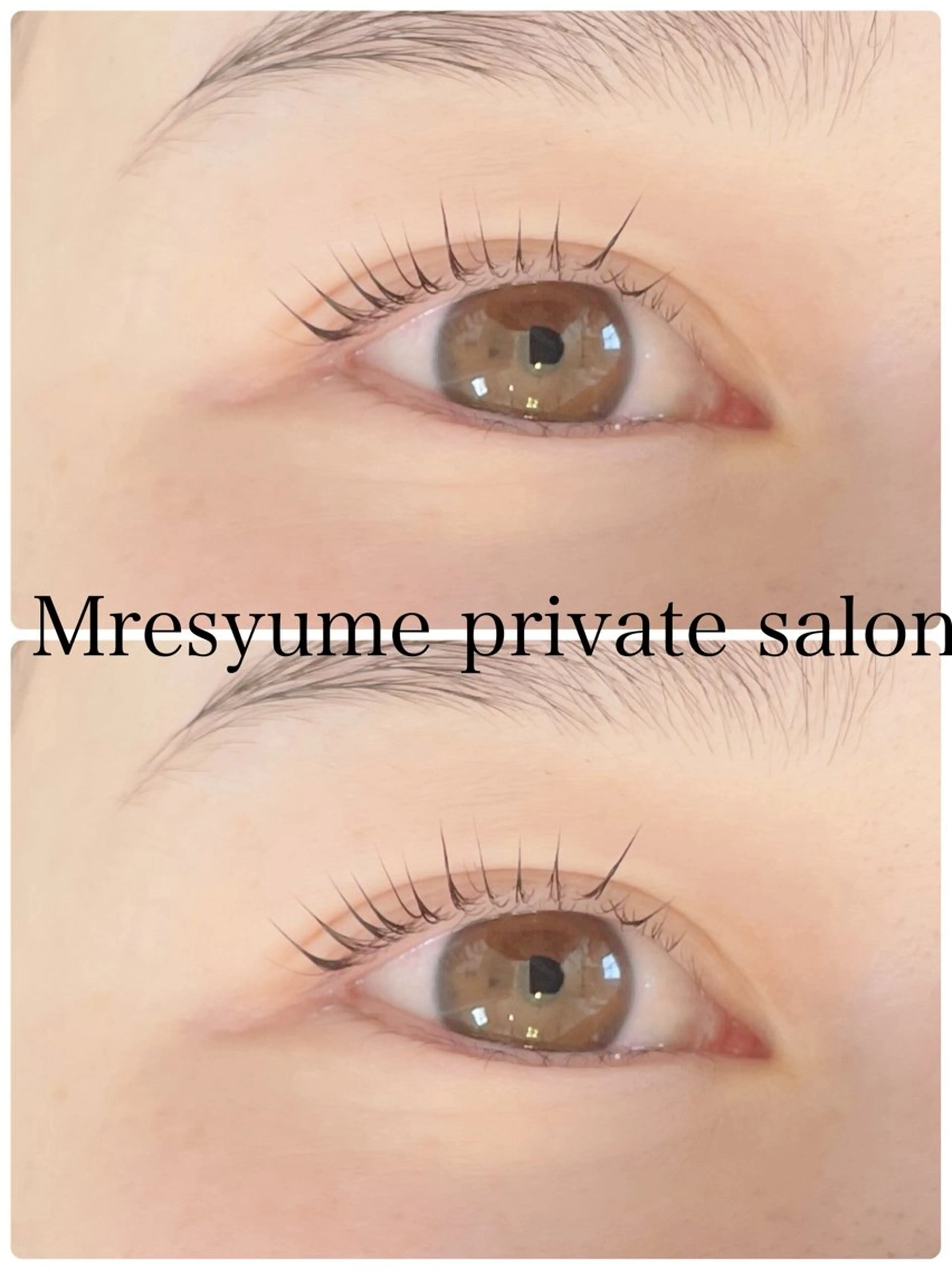 マツエク・マツパ Mresyume MAYUのマツエク・マツパデザイン