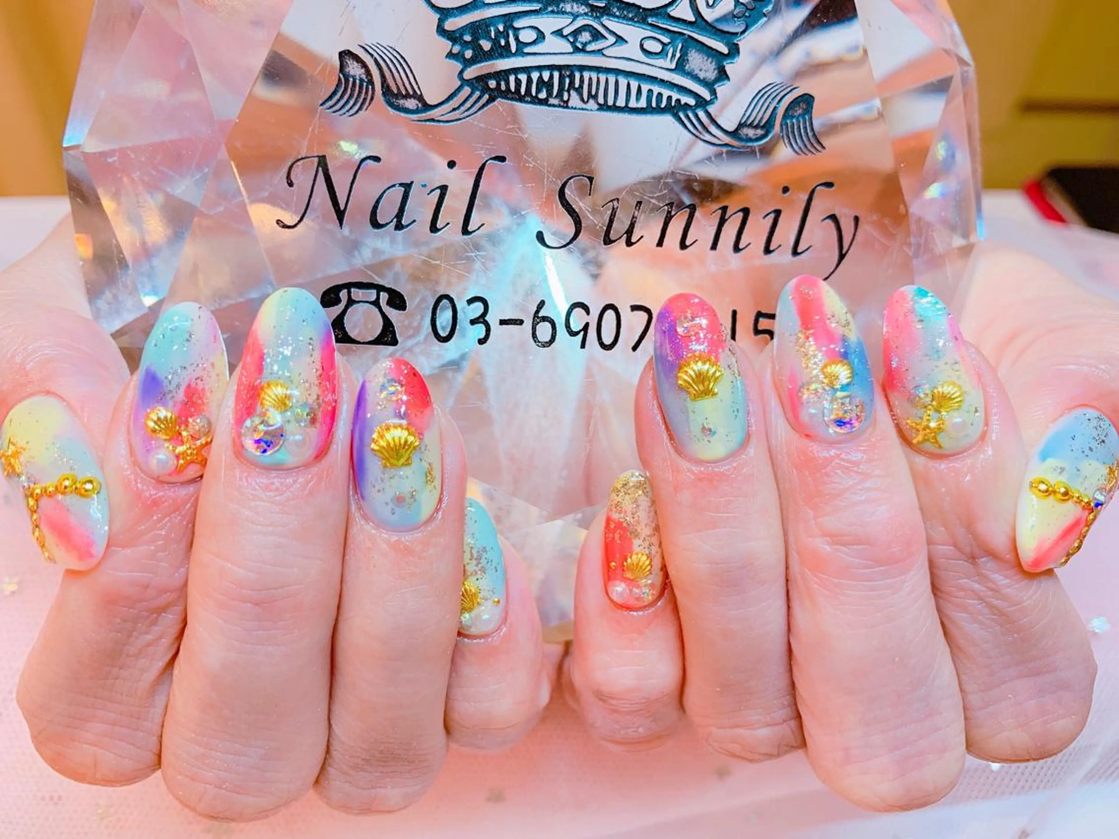 ネイル 長さだし専門店 M2　rikaのネイルデザイン