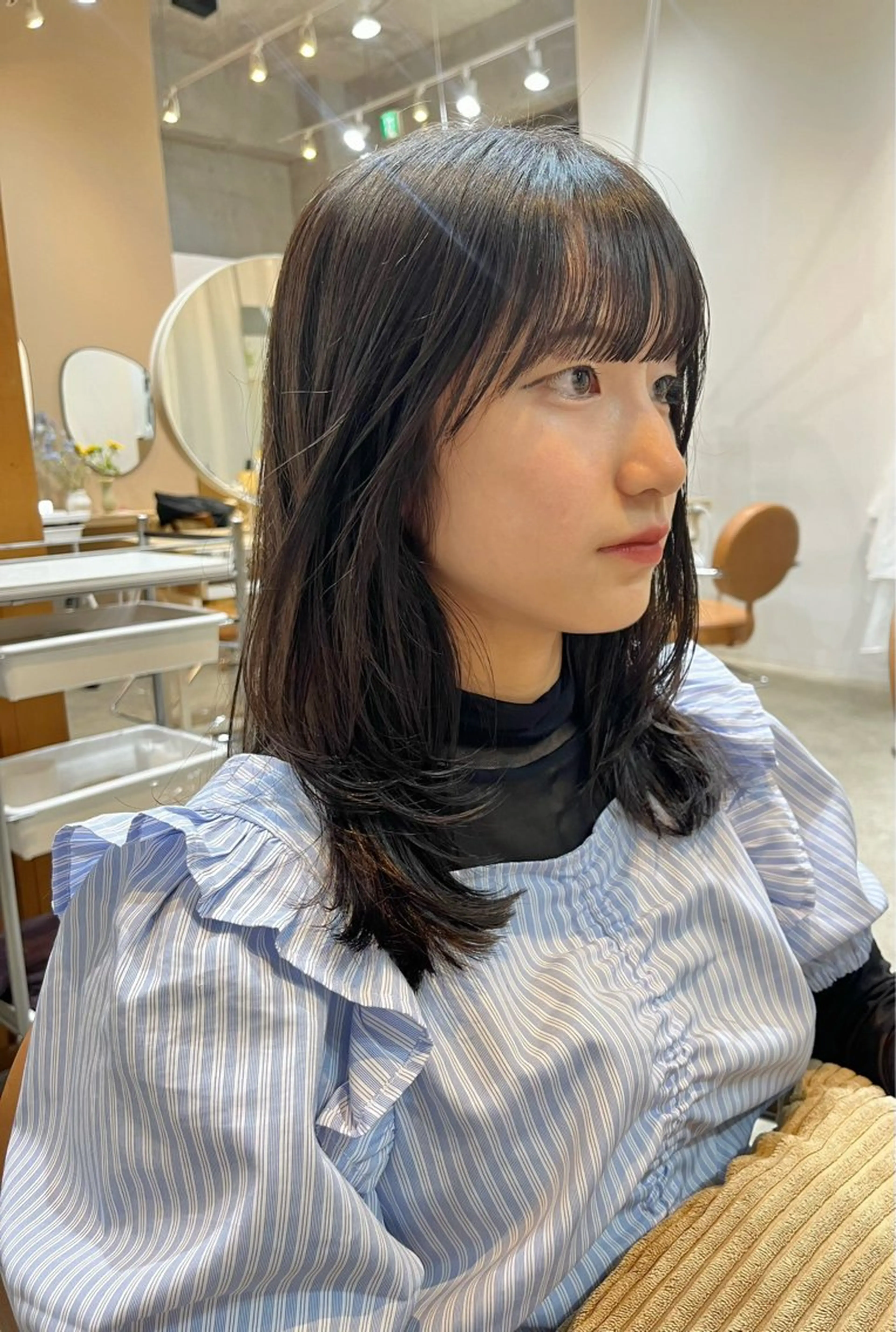 セミロング 🫧レイヤー/暖色 /ベージュMAI🫧のヘアスタイル