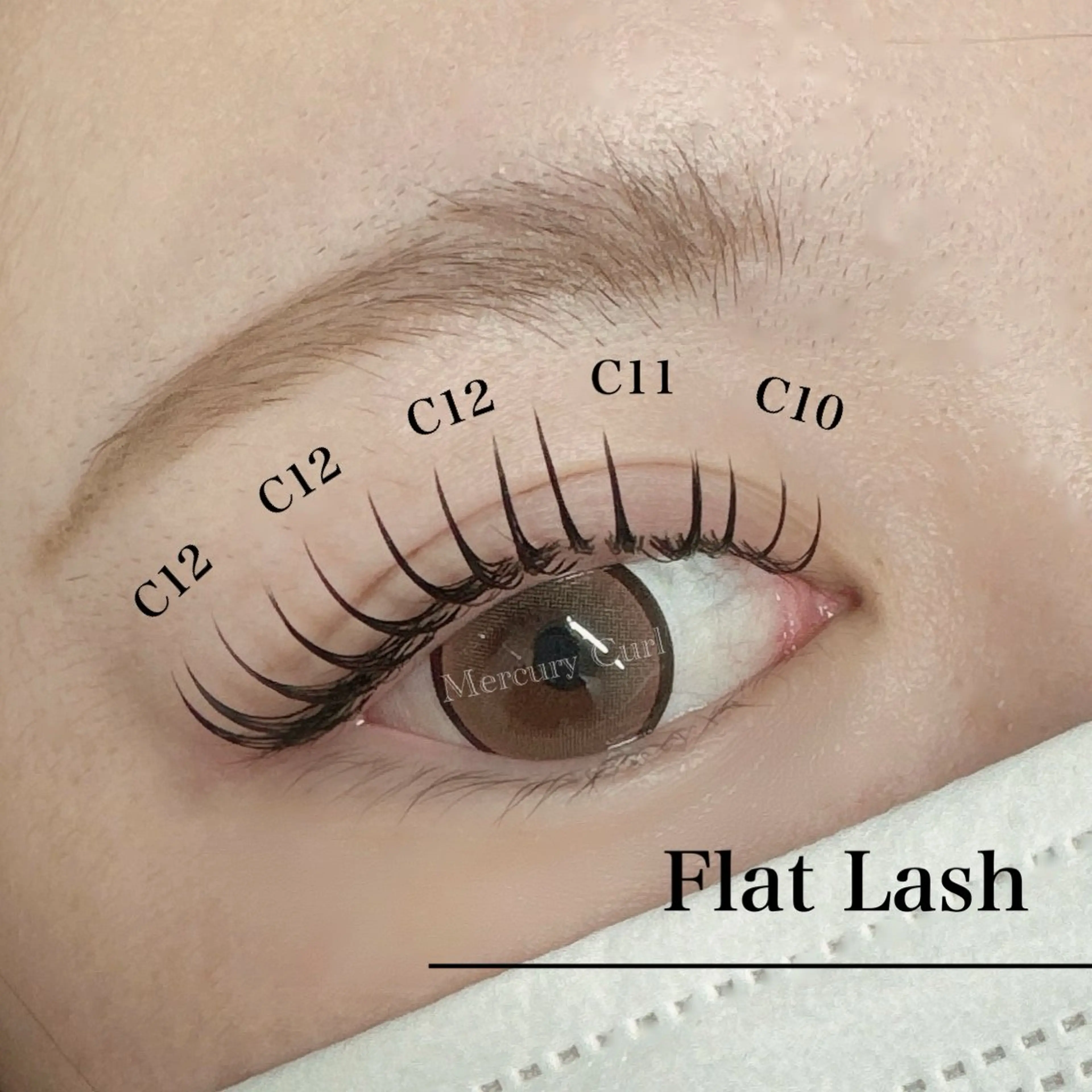 マツエク・マツパ マツエク Mercury Curl 田口真奈のマツエク・マツパデザイン