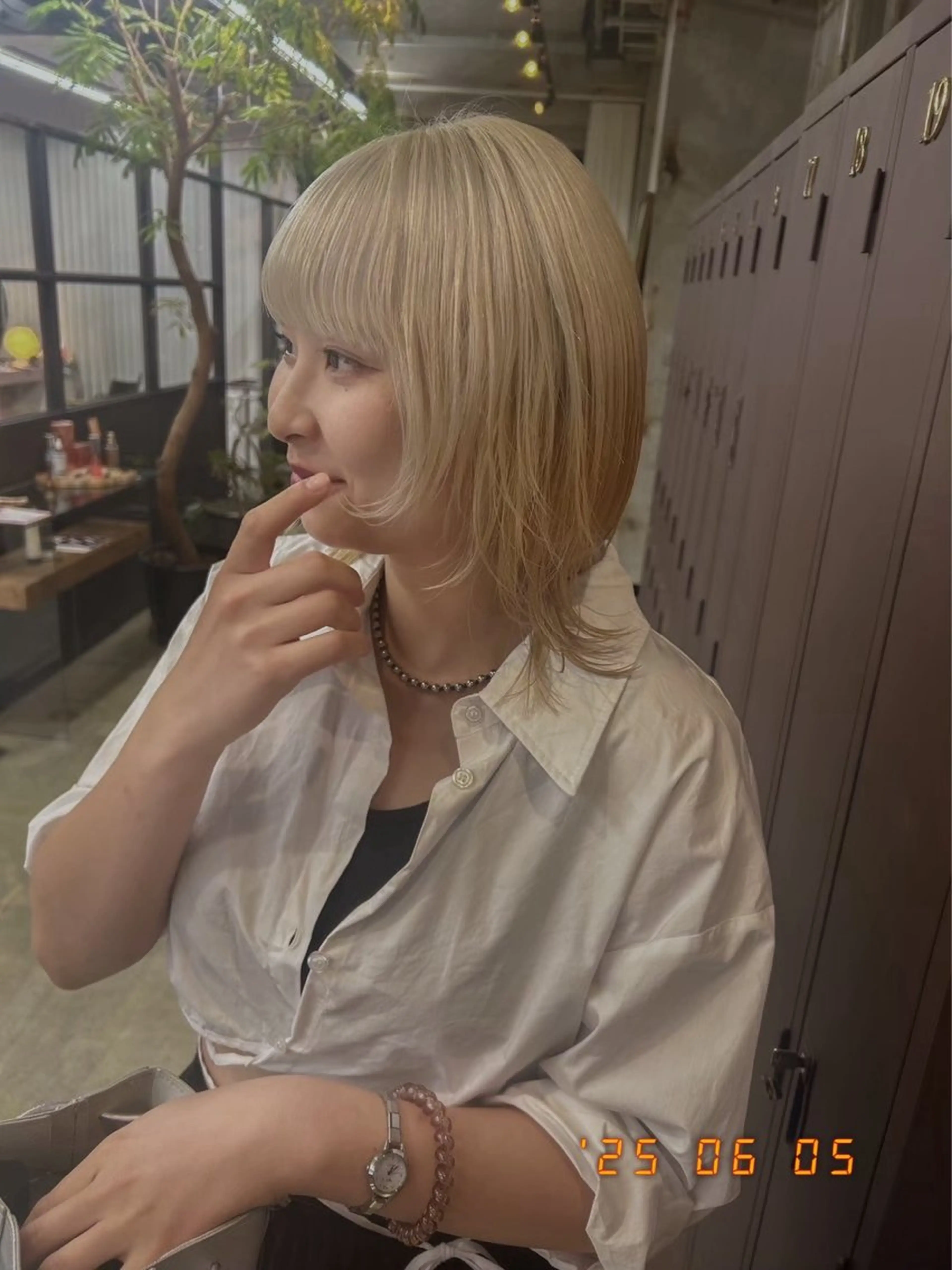 🤍レディース限定🤍【カット+ブリーチ+カラー+クイックトリートメント】の写真