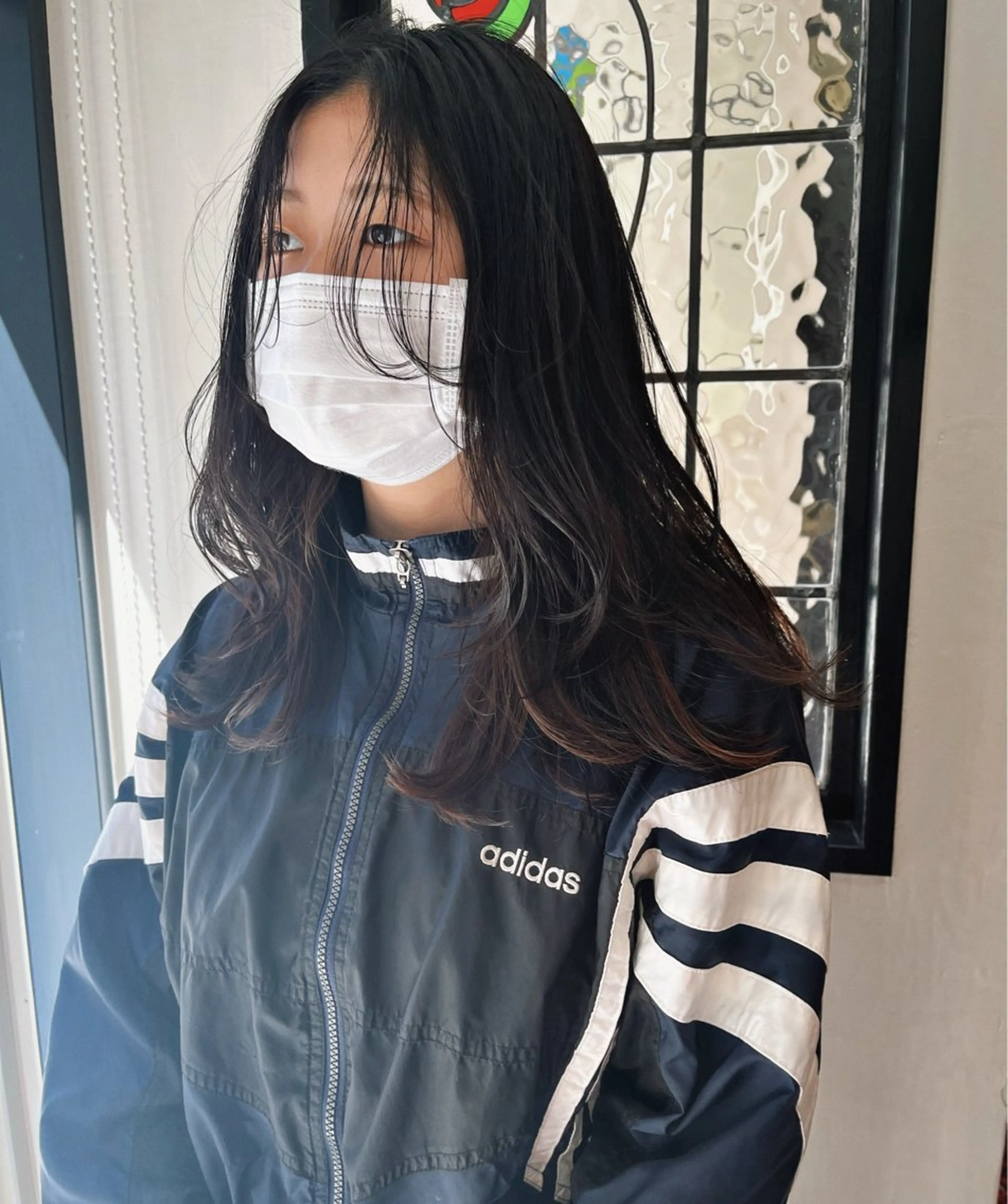 ロング カラー レイヤーカット 🧸メンズカット 🧸conatsuのヘアスタイル