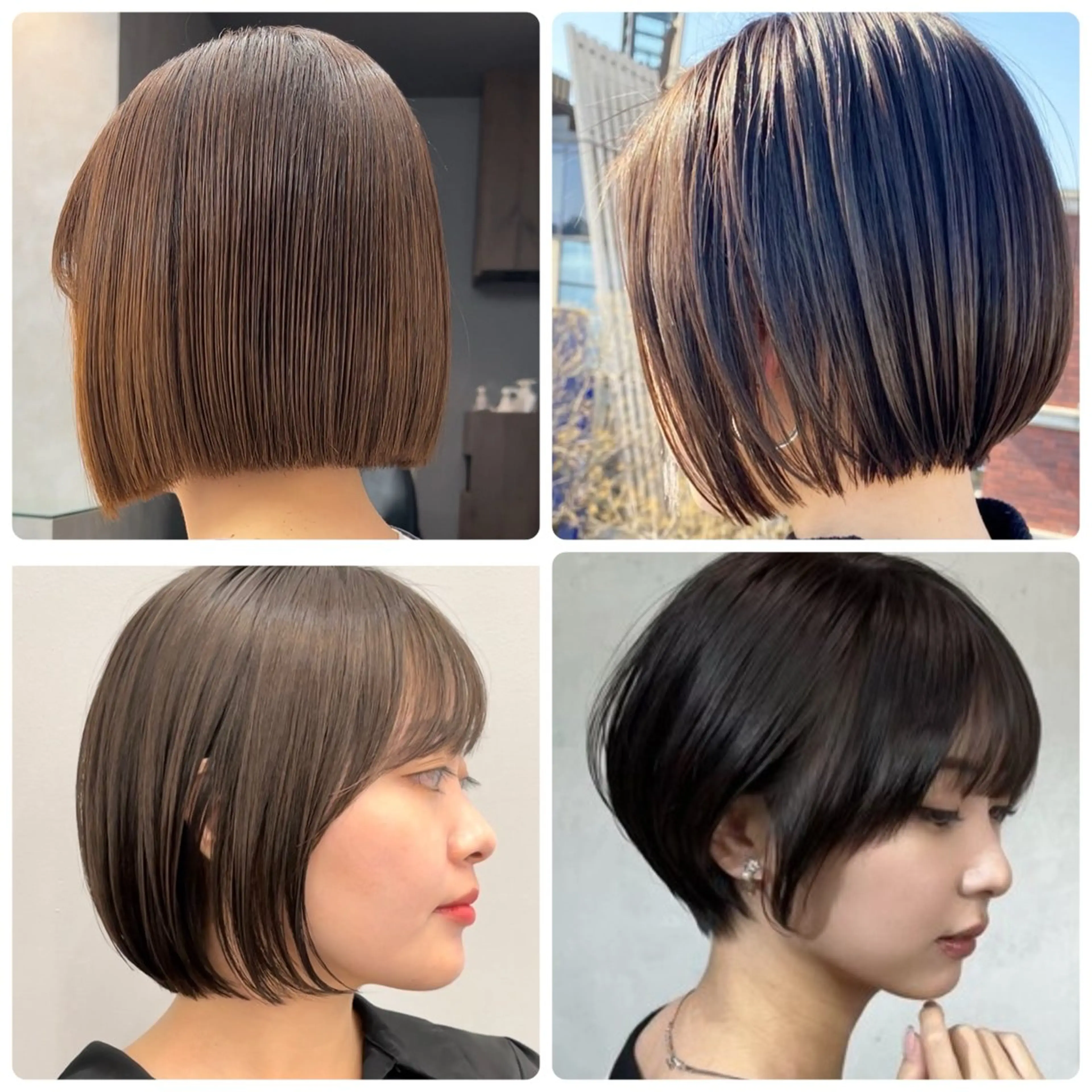 ショート ルネ所属・ショートヘア 縮毛矯正/福田梢のヘアスタイル