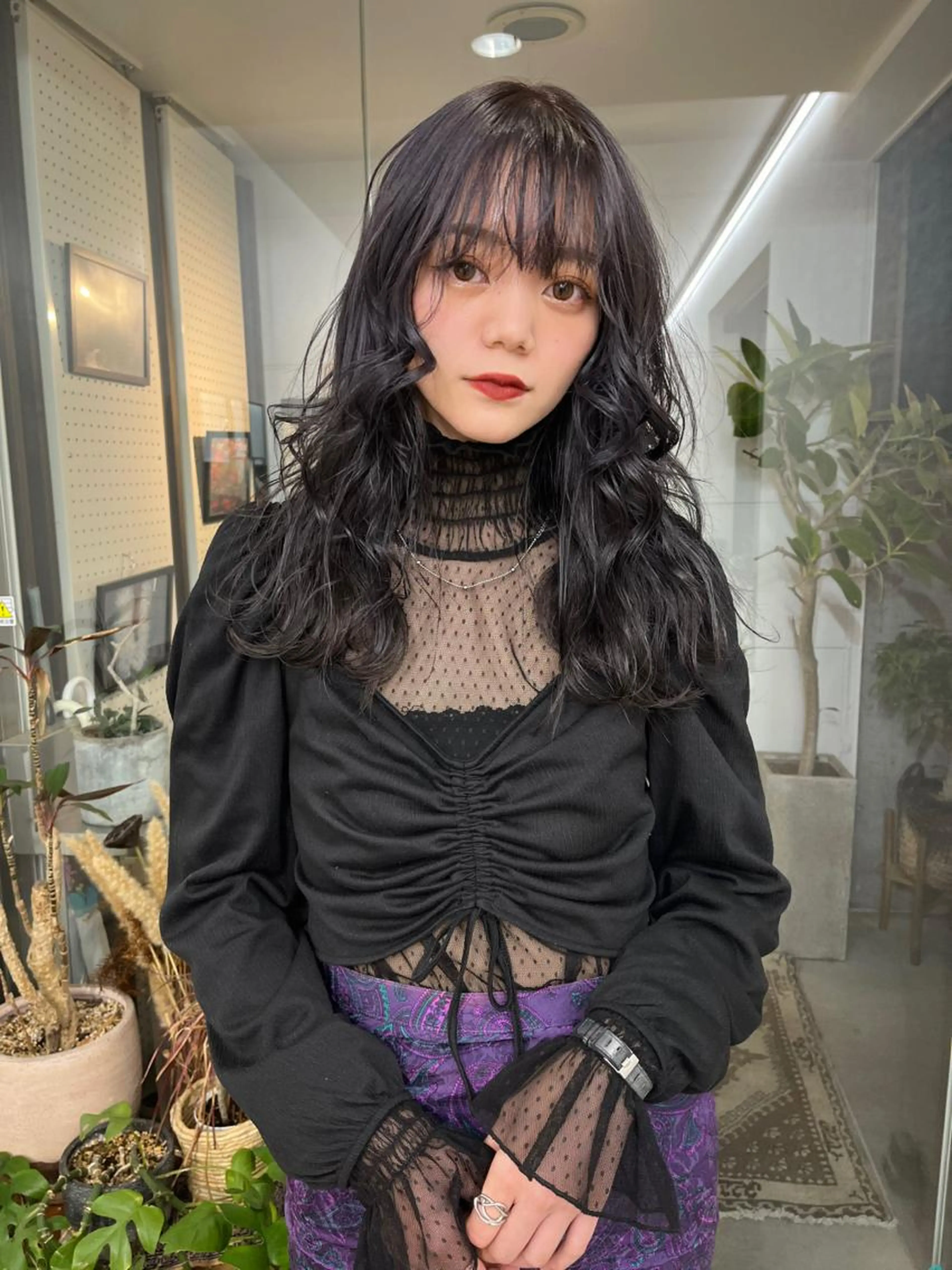 カラー+プルエクステ50本！#エクステ#ロングヘアー/渋谷/原宿/恵比寿/表参道/の写真