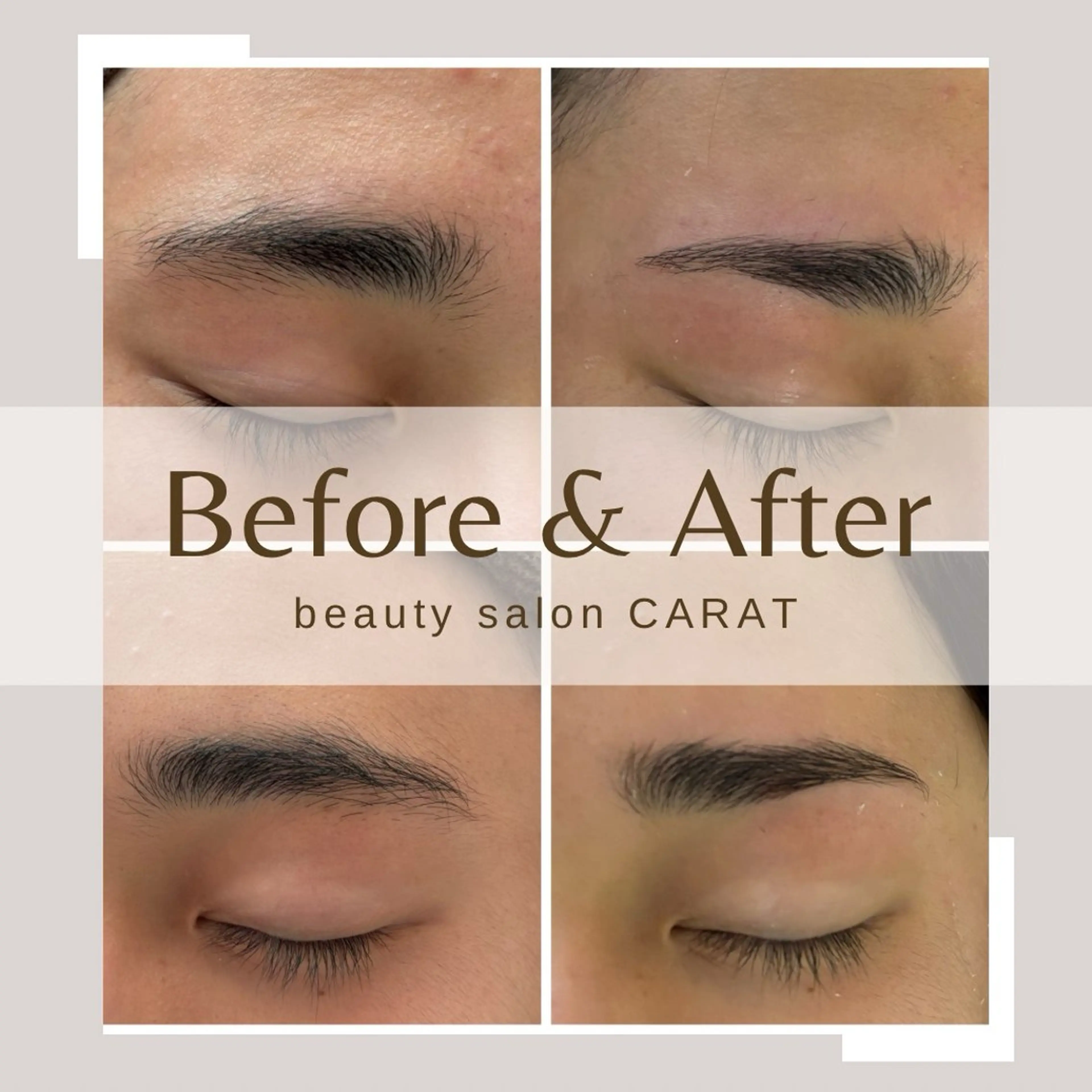 メンズにオススメ!!メンズ向け眉毛スタイリング(アイブロウWAX)の写真