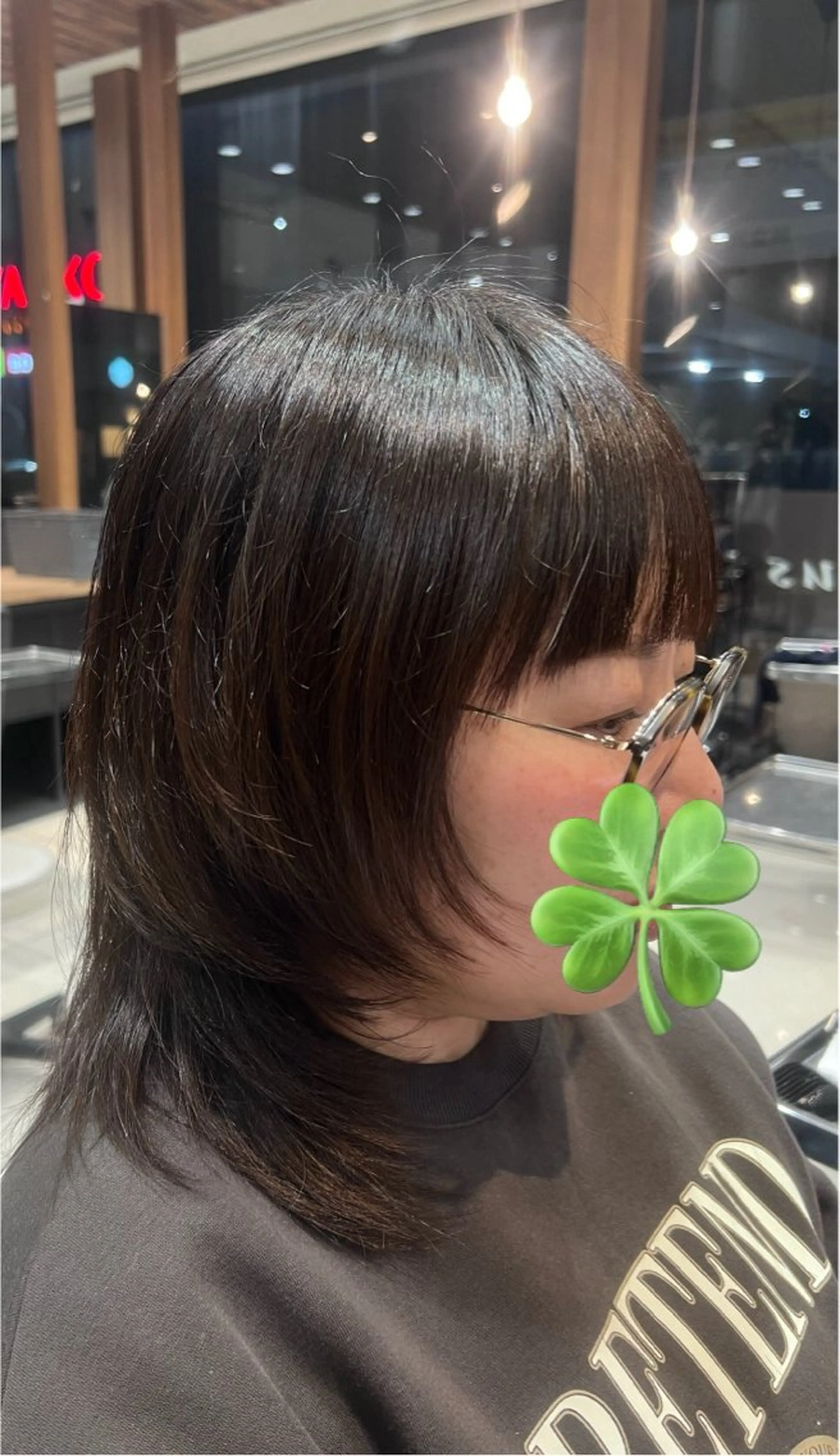 セミロング レイヤーカット ウルフカット ウルフレイヤー カット PROGRESS 🌻ayakaのヘアスタイル