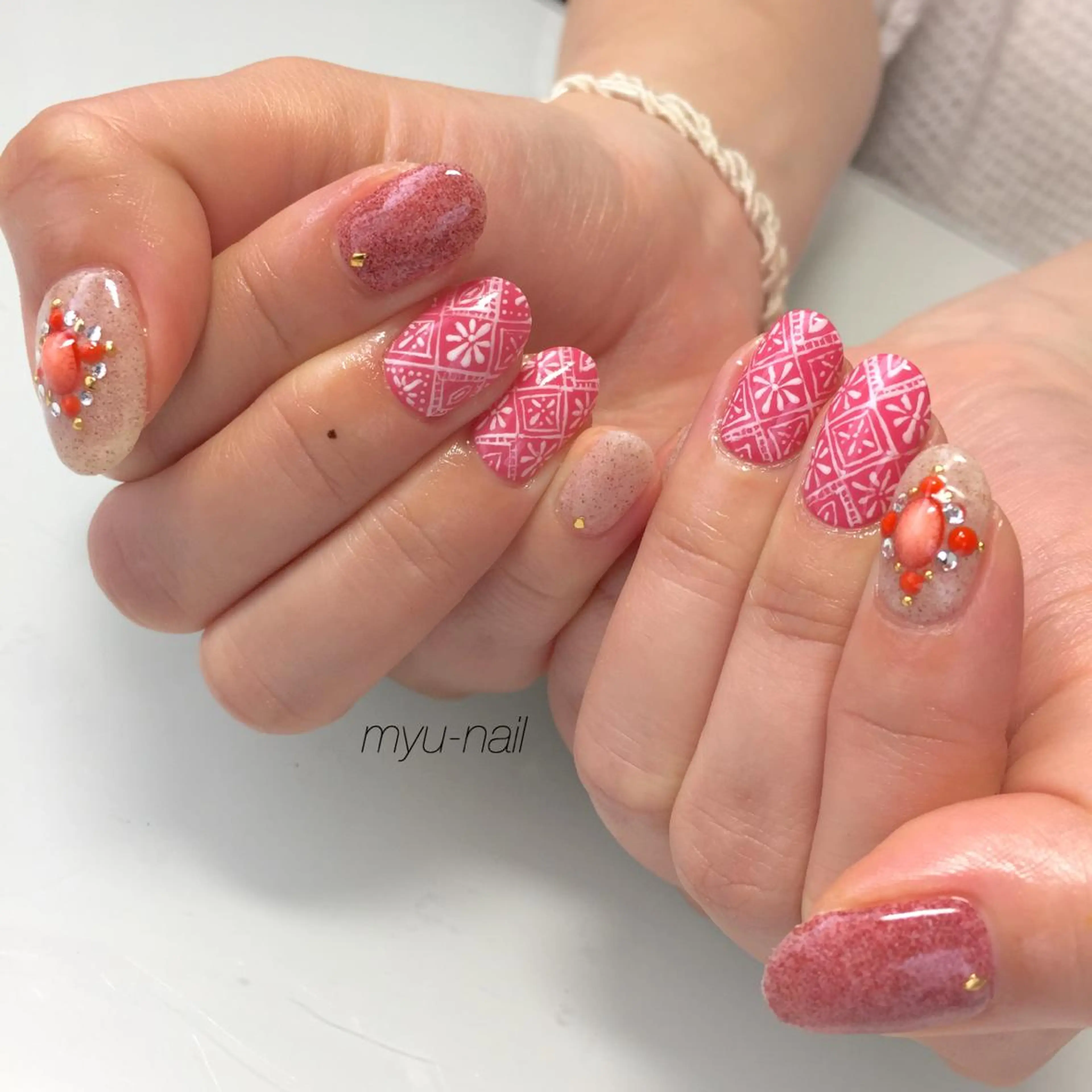 ネイル アートネイル ホームサロン myu-nailのネイルデザイン