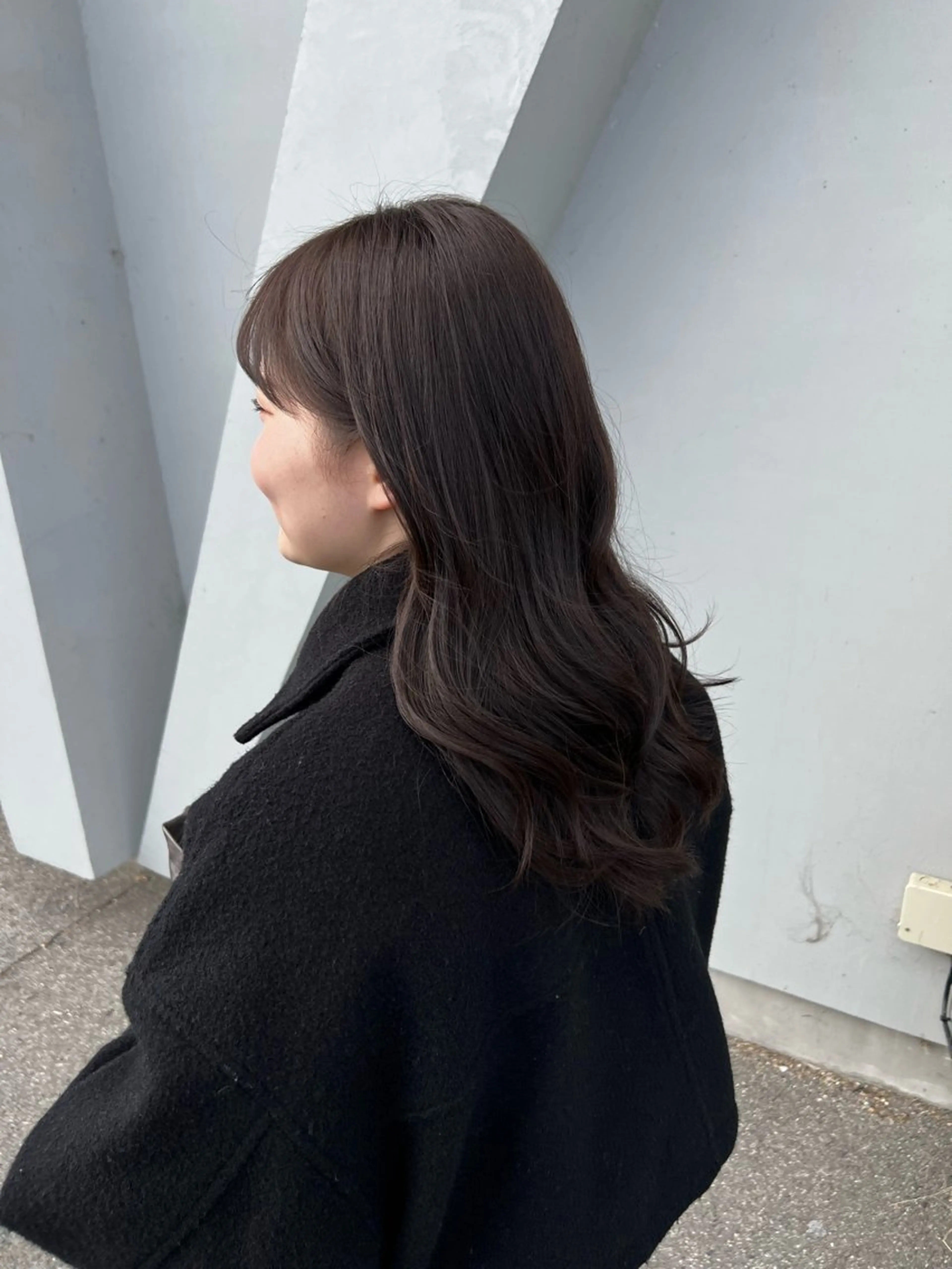 セミロング カラー ブラウンカラー チョコレートブラウン PALO / もも🍑のヘアスタイル