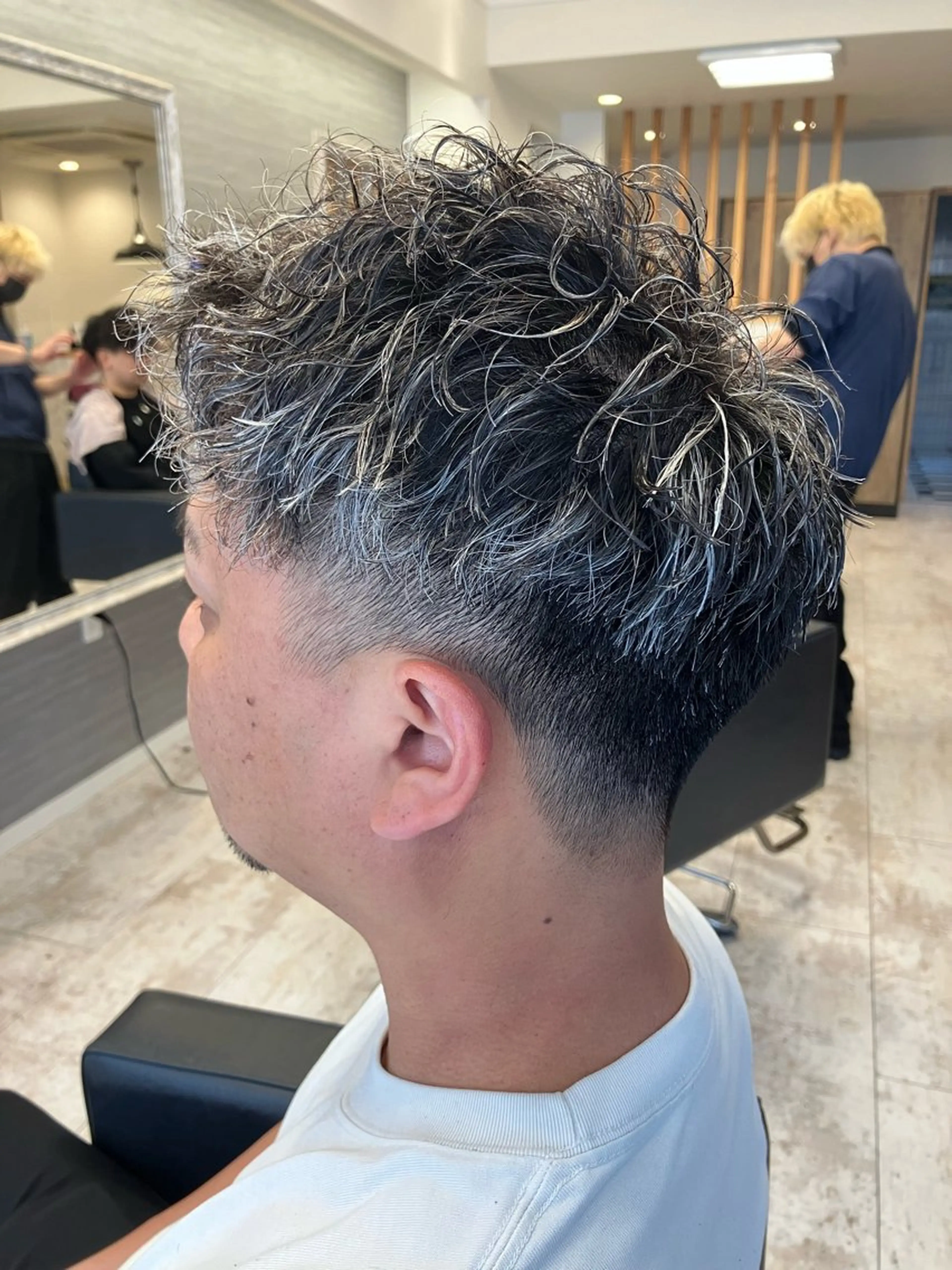 カラー パーマ メンズ カット ヘアカラー パーマ メンズ特化/パーマ/ フェードWATARUのヘアスタイル