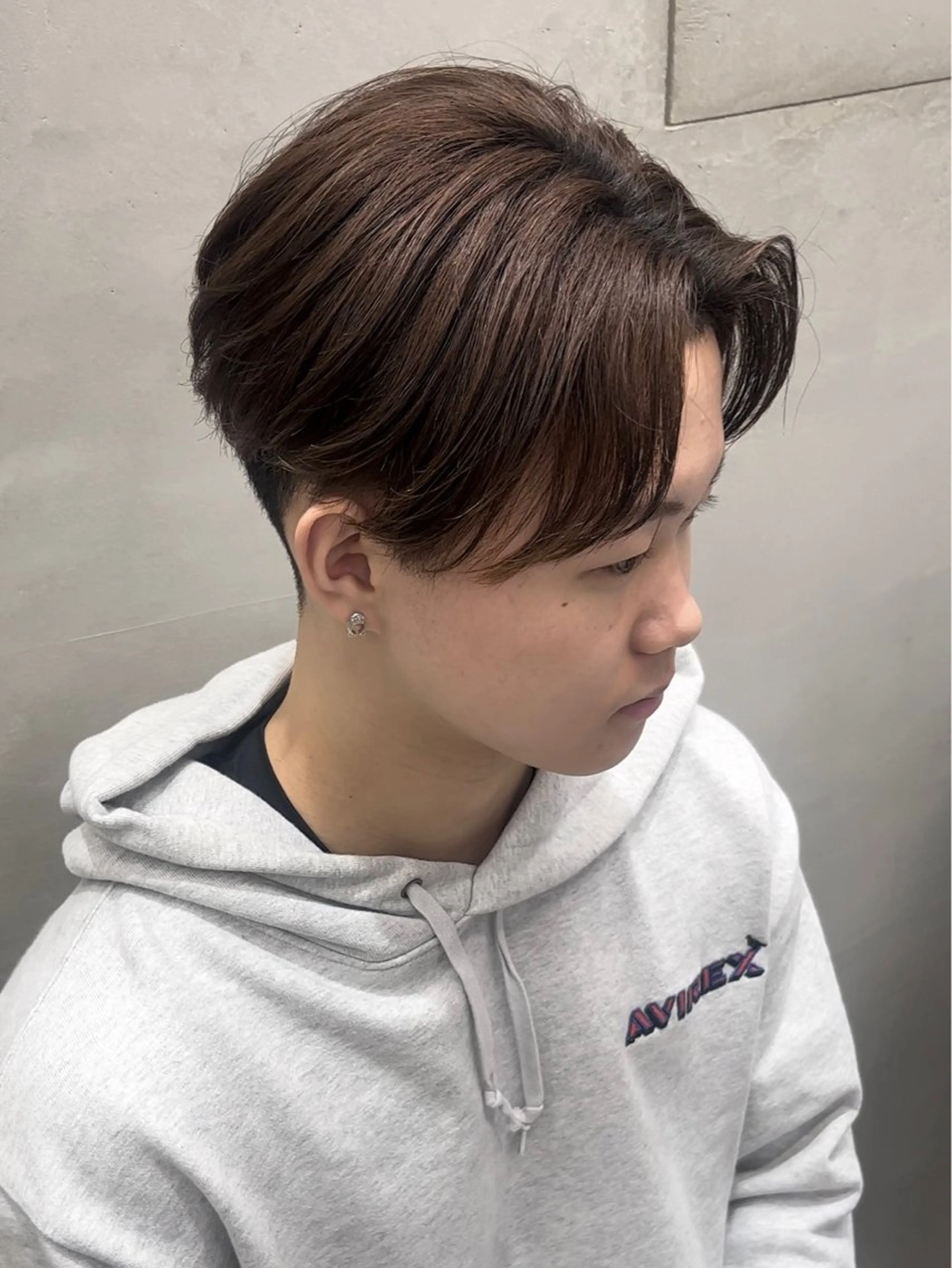 パーマ メンズ 曲がる縮毛矯正 LIBER 　岩名のヘアスタイル