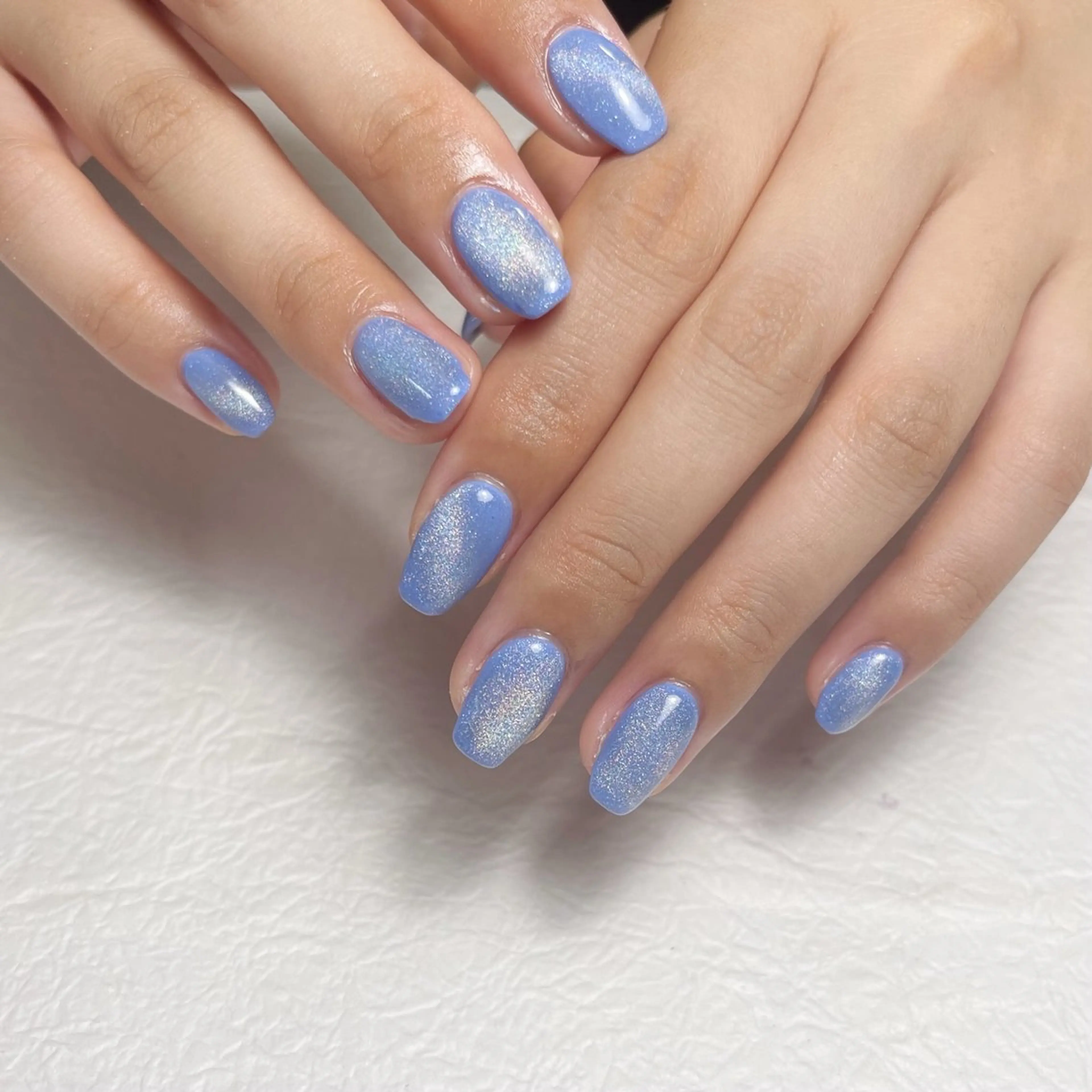 ネイル オーロラネイル マグネットネイル ハンドネイル Aki 💖ゆちたの部屋のネイルデザイン