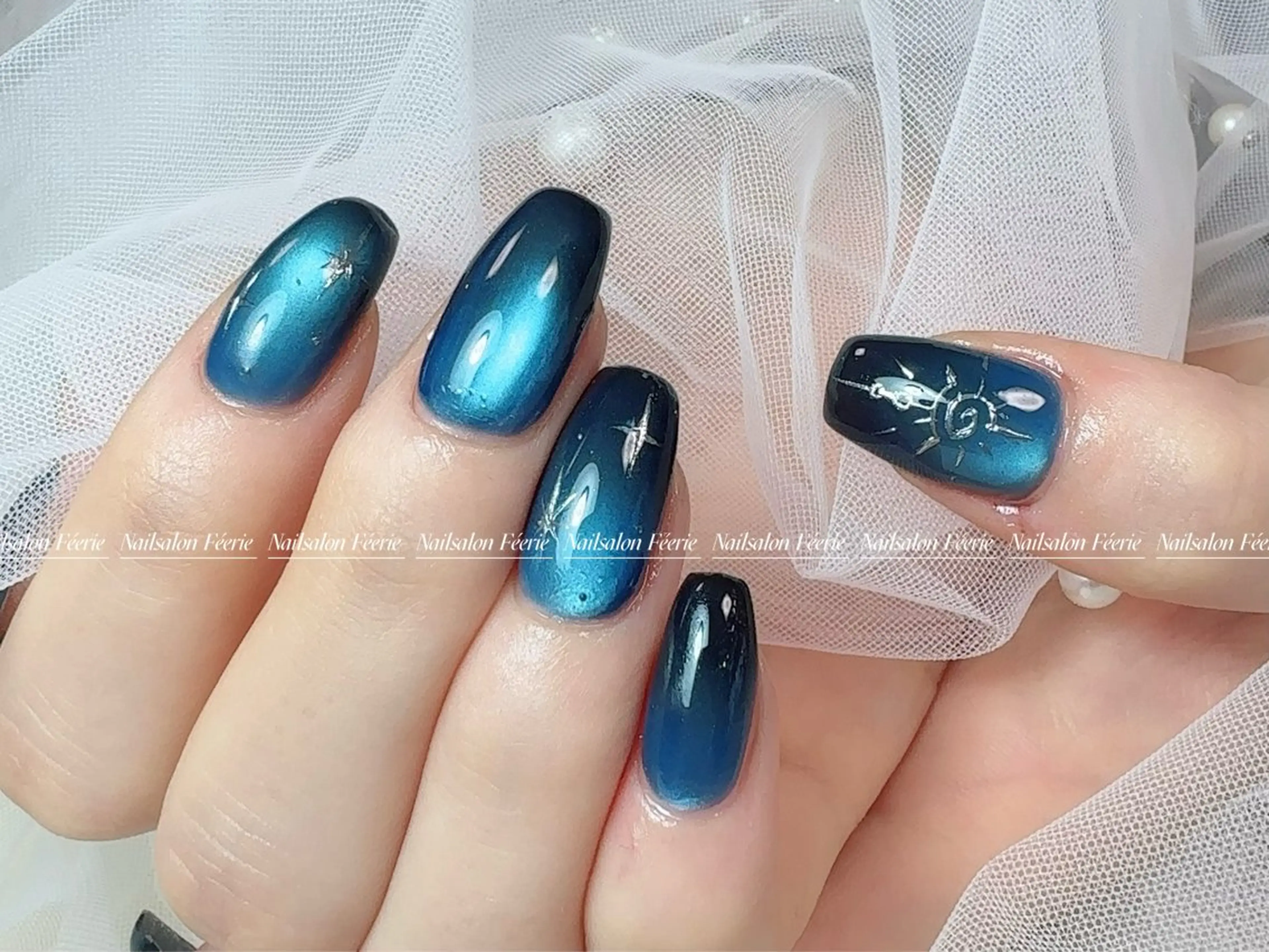 ネイル 成人式 長さ出し フットネイル フレンチネイル ジェルネイル ハンドネイル ハンドケア nail salon Feerieのネイルデザイン