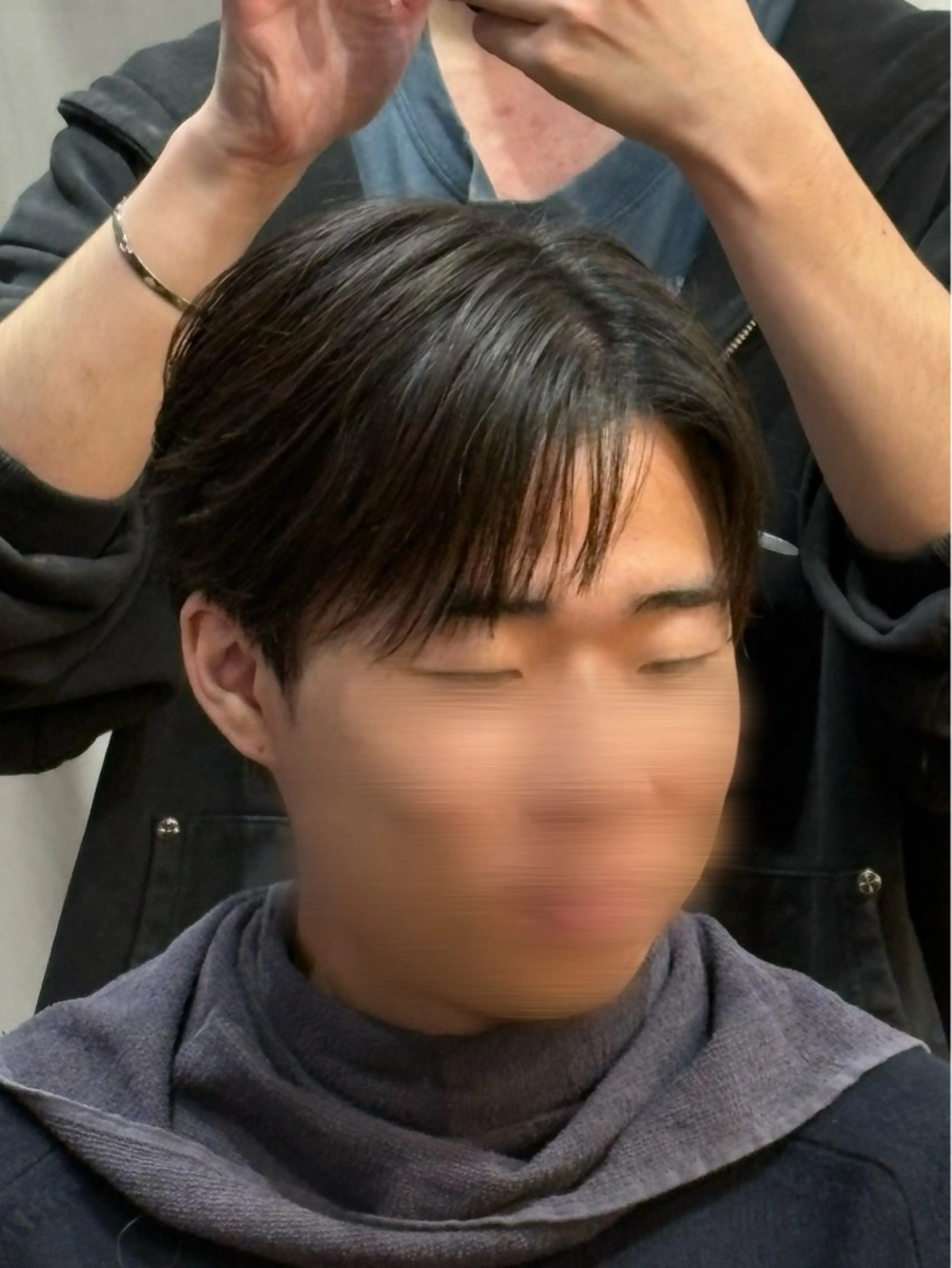 ショート メンズ コンマヘア カット 韓国メンズヘア/ 毛流れヘア　須田龍世のヘアスタイル