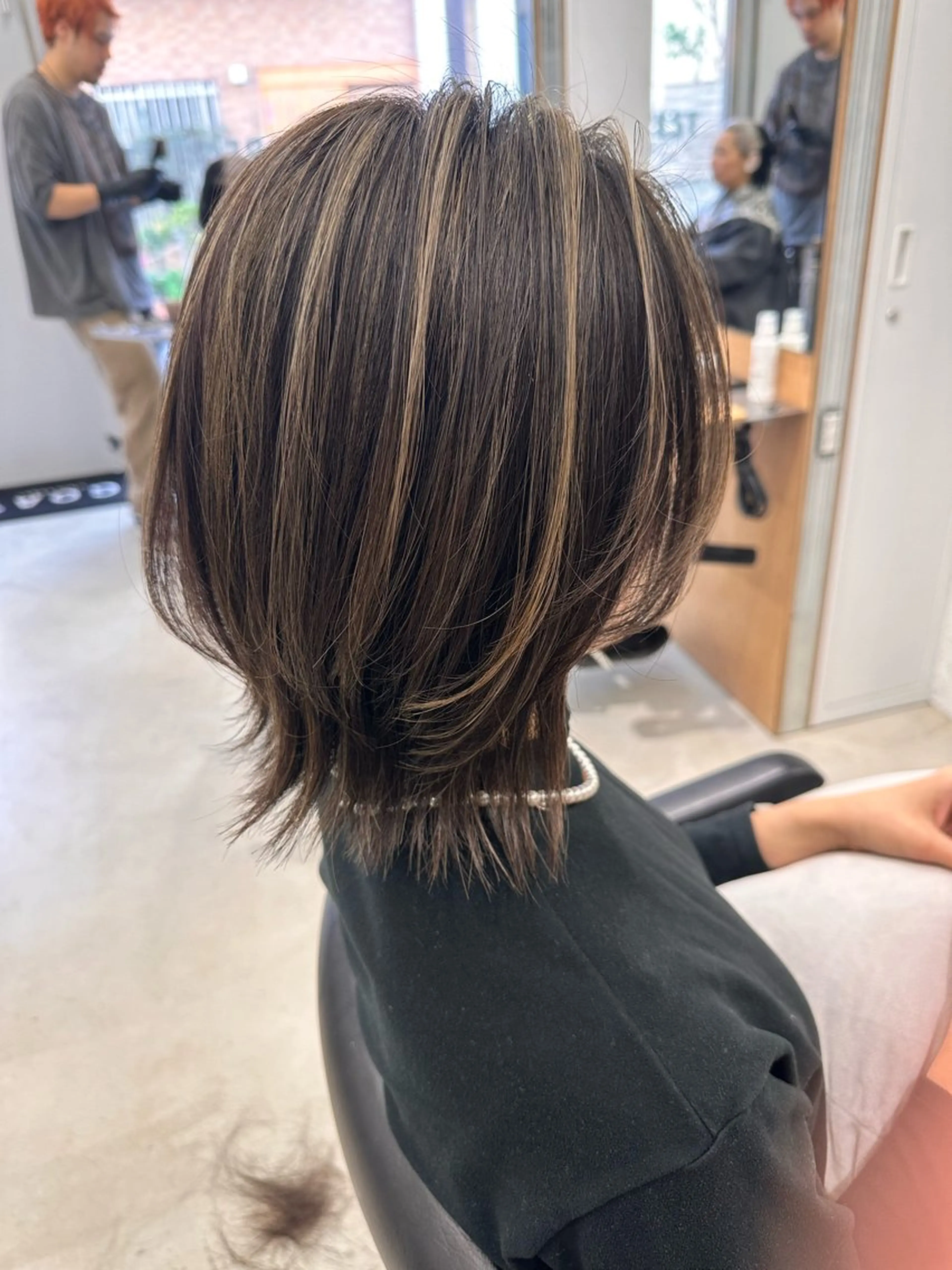 ミディアム ヘアカラー GOAT_茅ヶ崎 キシ サクラのヘアスタイル