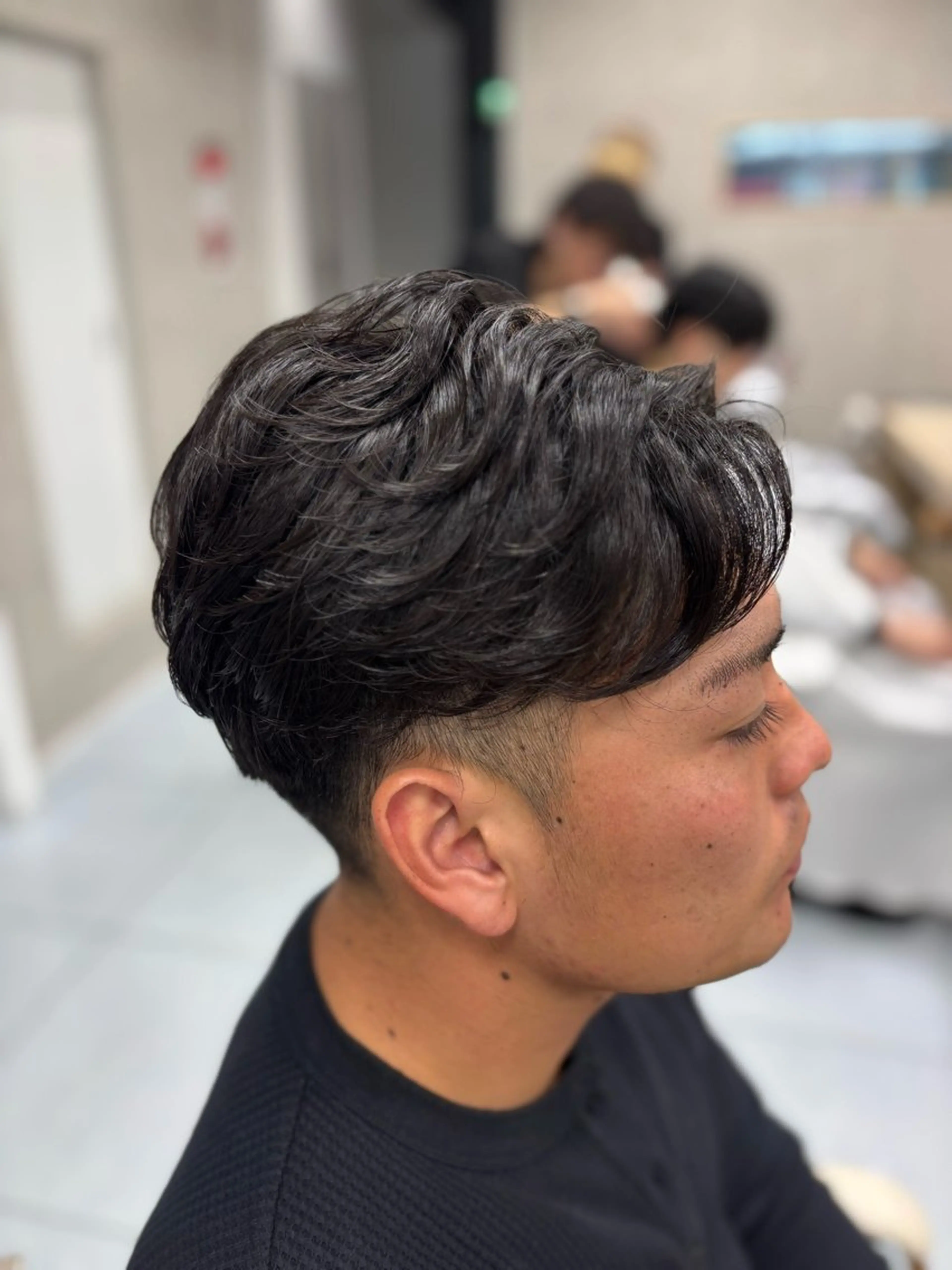 ショート パーマ メンズ カット パーマ メンズ特化韓国風 パーマスタイル/りんのヘアスタイル