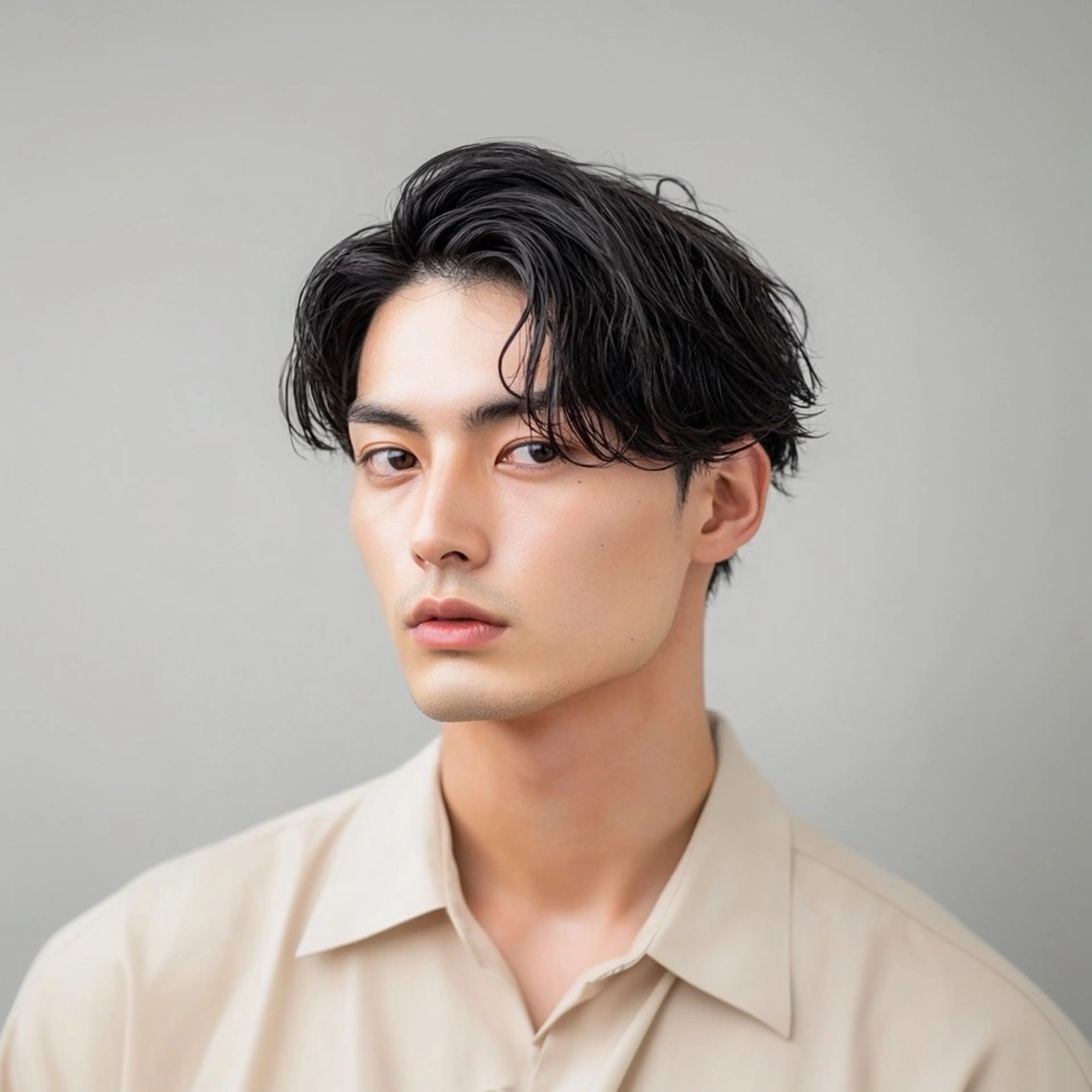 【🟦大変身メンズイメチェン🟦】カット＋ダブルカラー＋トリートメント【ブリーチ/ミルクティーベージュ】の写真