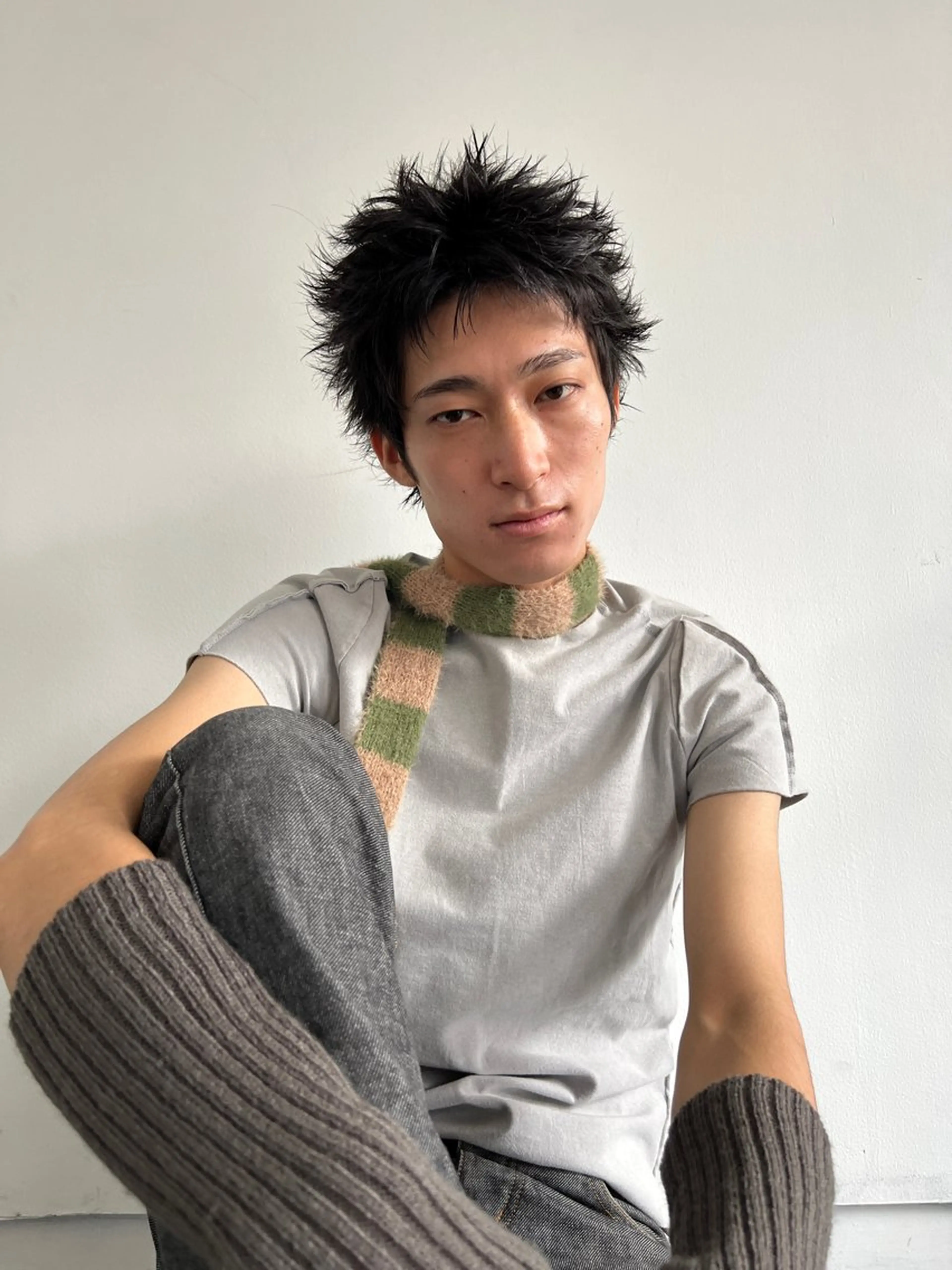 ショート メンズ ショートヘア 大阪メンズパーマ /スパイキー/らいのヘアスタイル