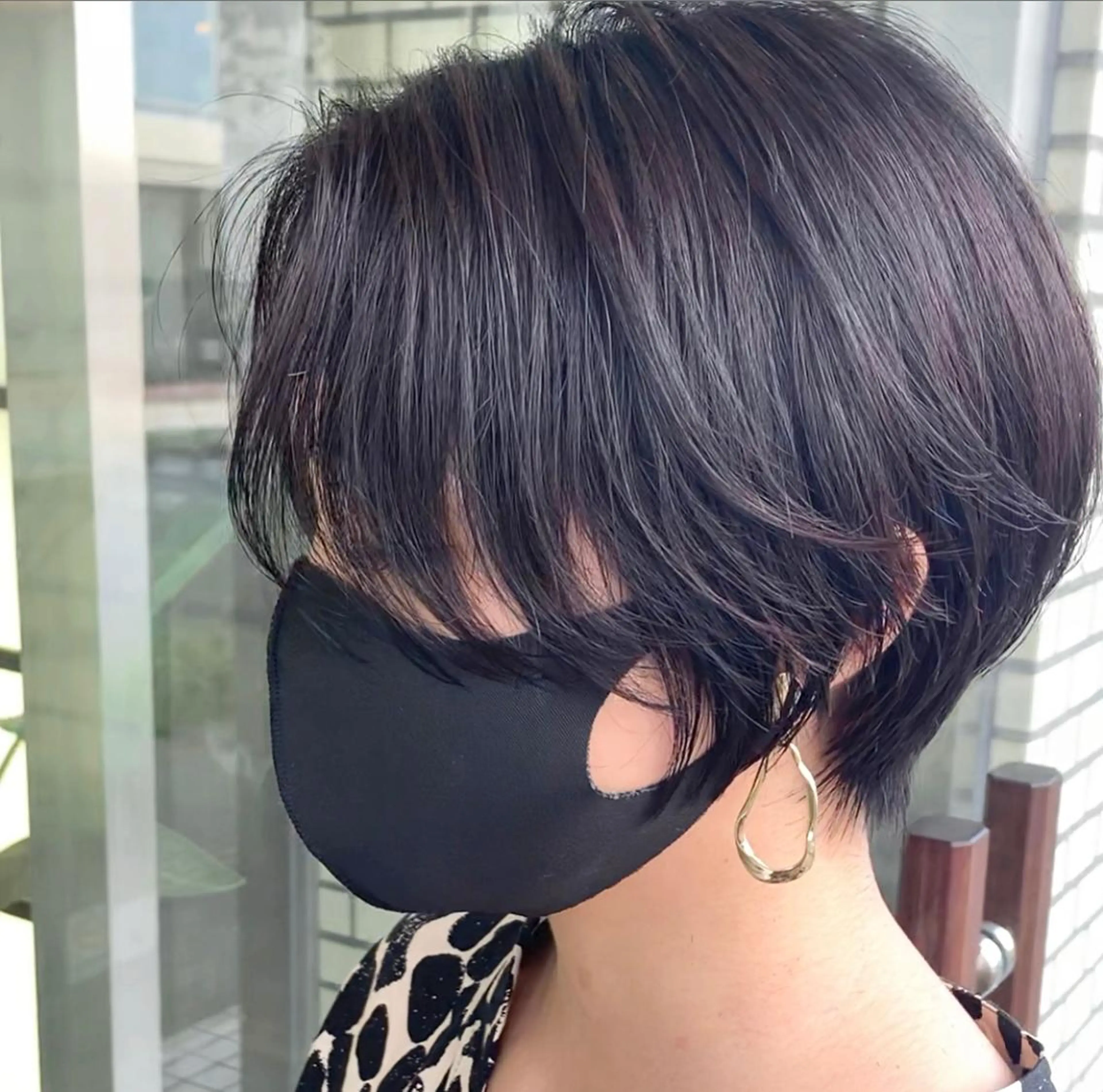 ショート ハイライト レイヤーカット ショートヘア 小顔カット カット circus by KENJE 町田店のヘアスタイル