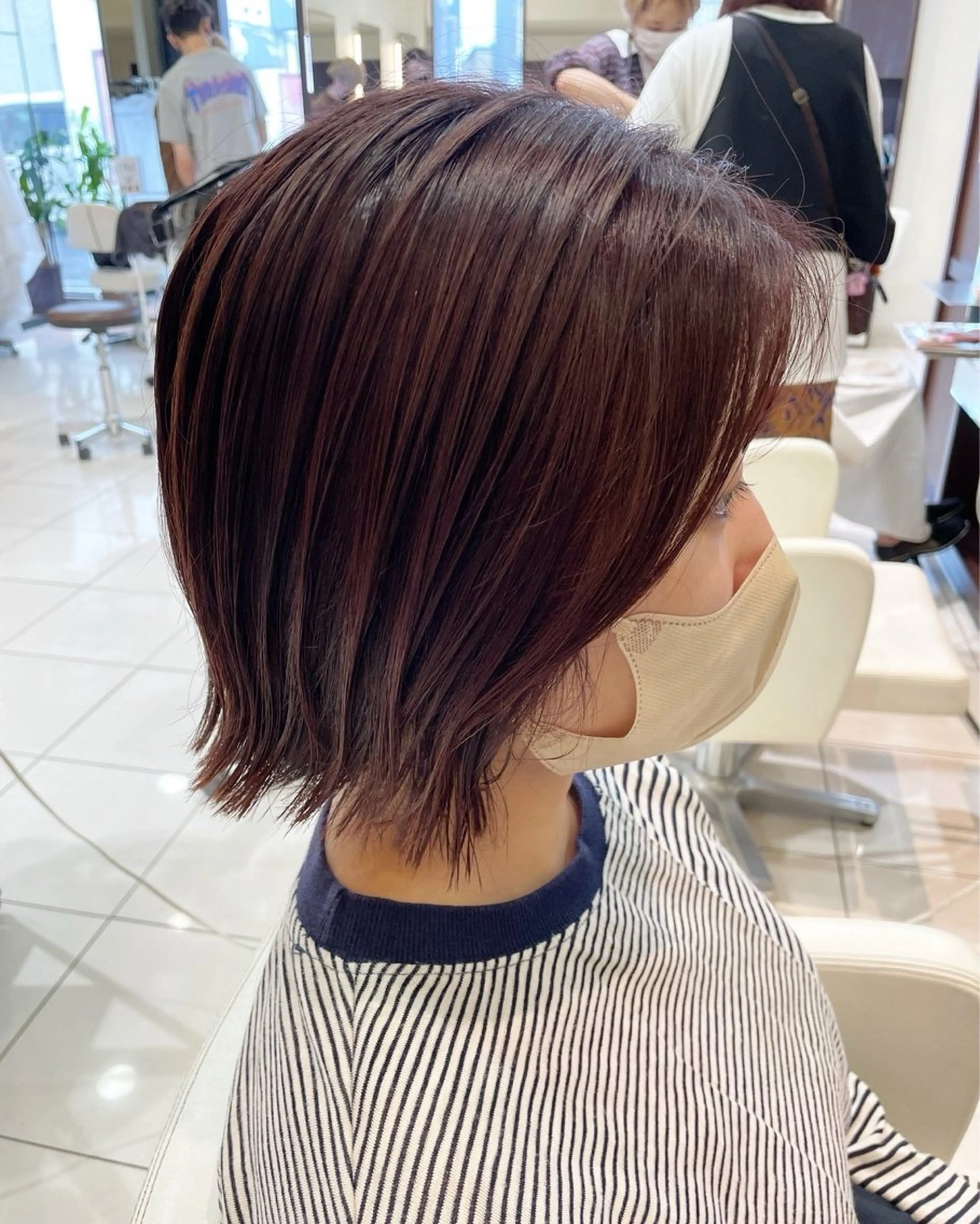 カラー 石塚 あかねのヘアスタイル
