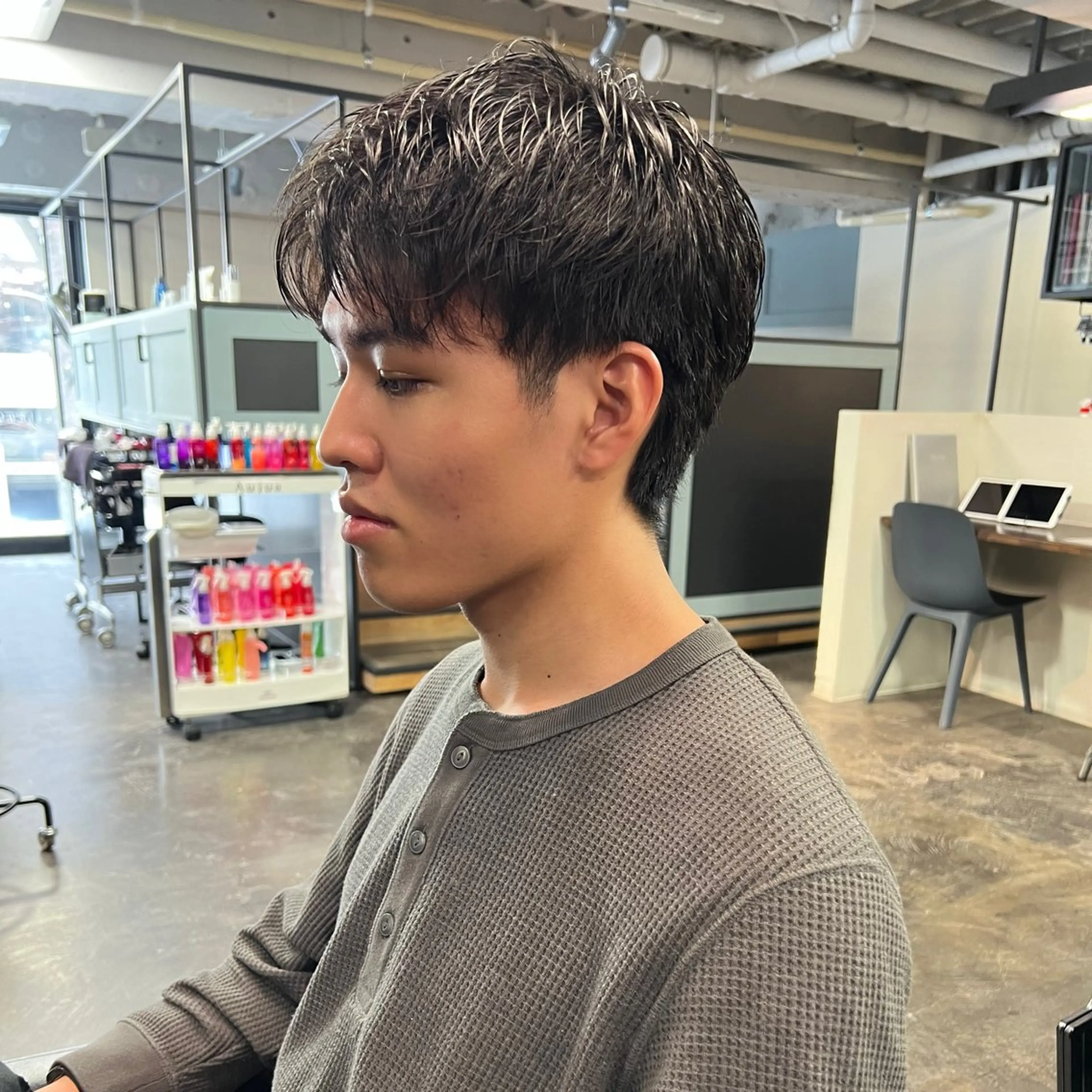 メンズ カット 💘札幌クロスパーマ 髪質改善💘rinaのヘアスタイル