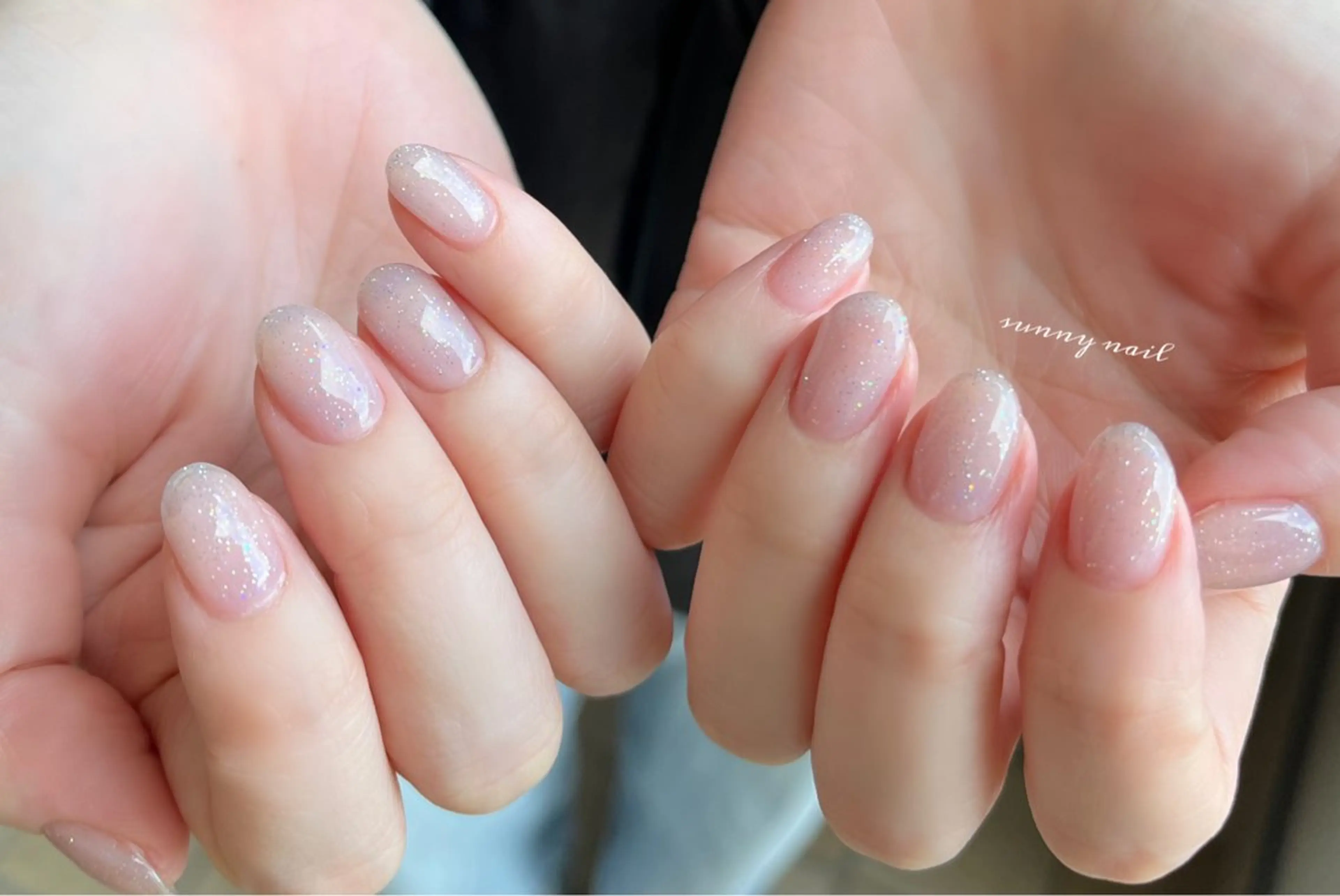 ネイル ジェルネイル ラメ(グリッター) パラジェル sunny nailのネイルデザイン