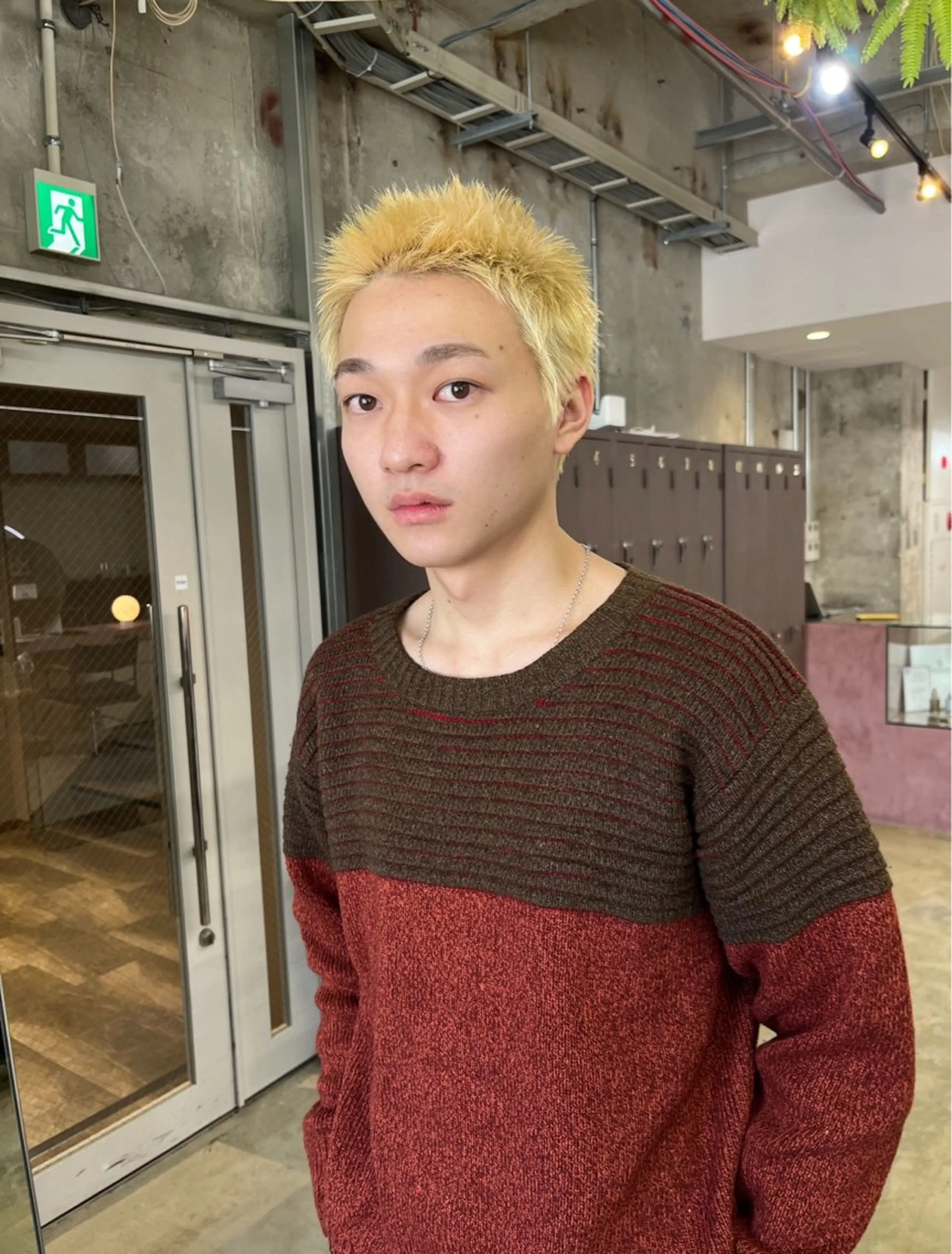 ショート カラー メンズ ナガノリノ /ボブ/ ベージュ/暖色のヘアスタイル