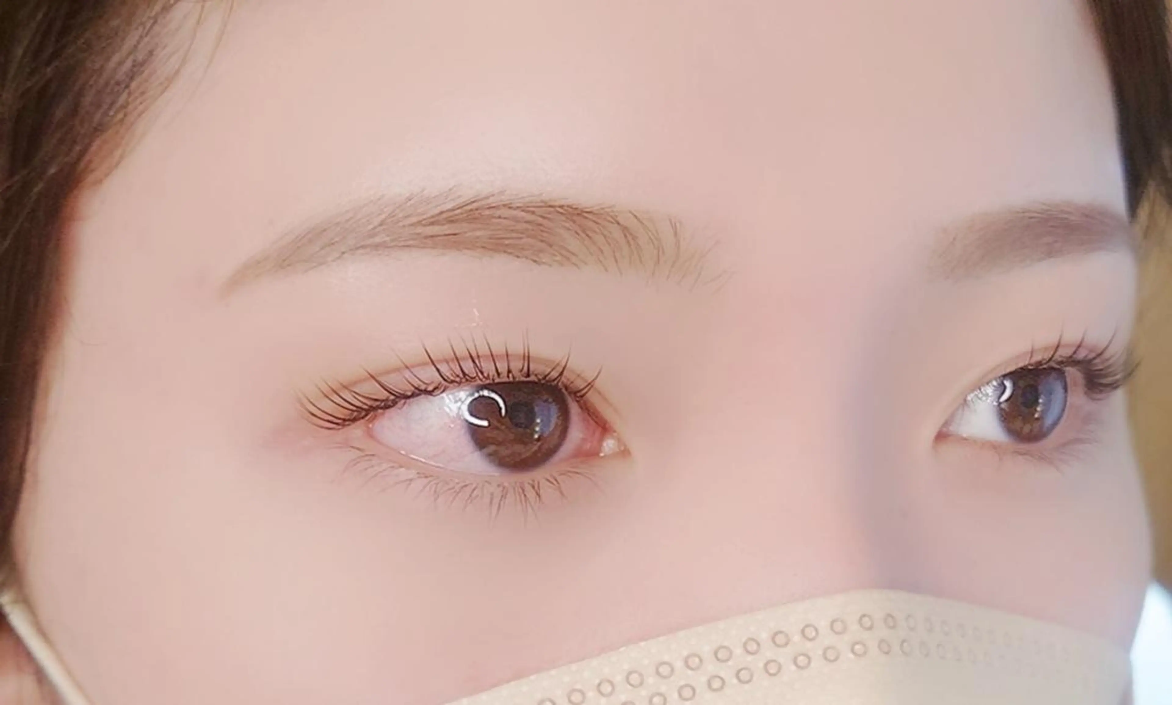 メンズ マツエク・マツパ アイブロウ マツパ NAZ eyelash&eyebrow by medical salon所属・NAZ 表参道 Tomokoのマツエク・マツパデザイン