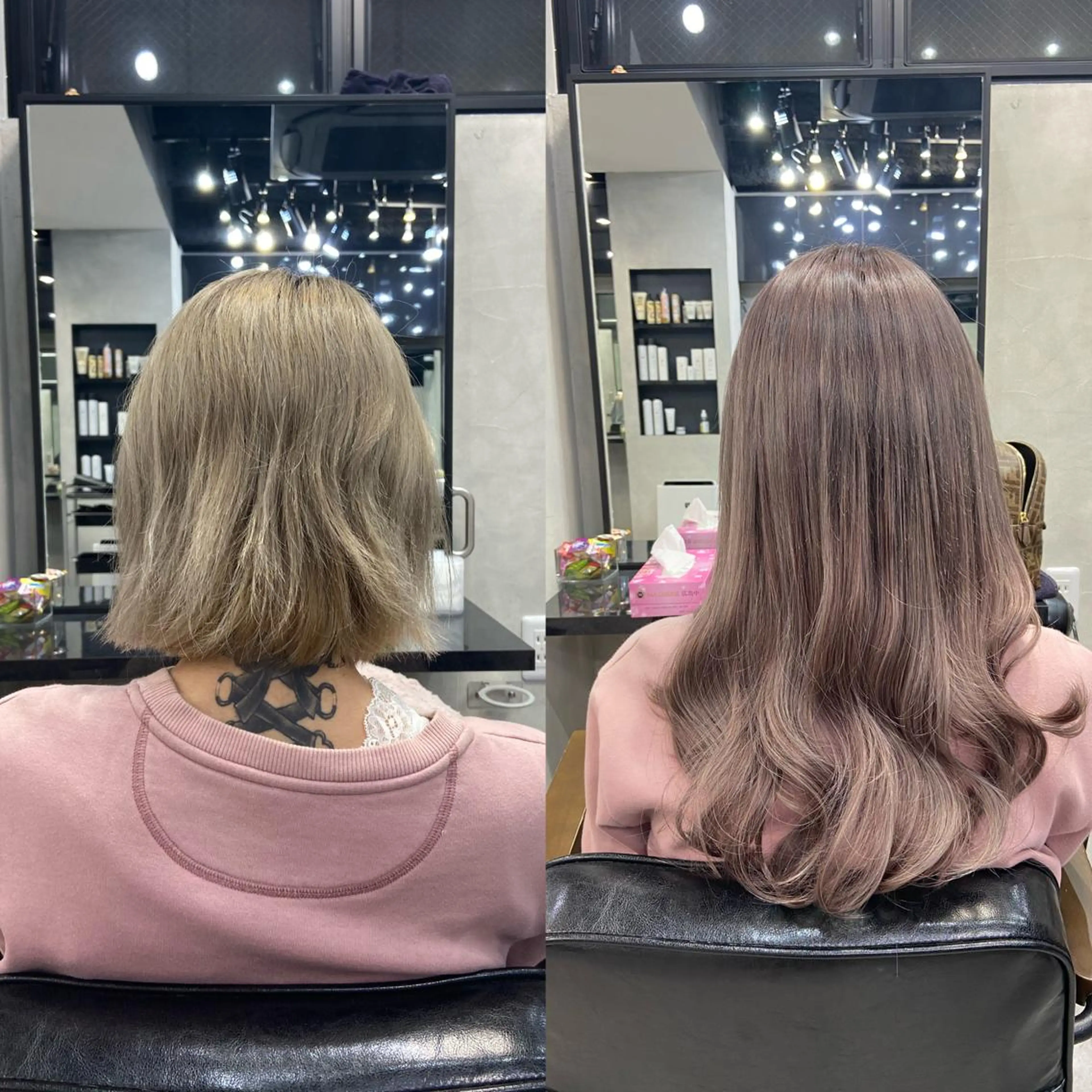 セミロング カラー ヘアアレンジ ar+ ❤︎ maiのヘアスタイル