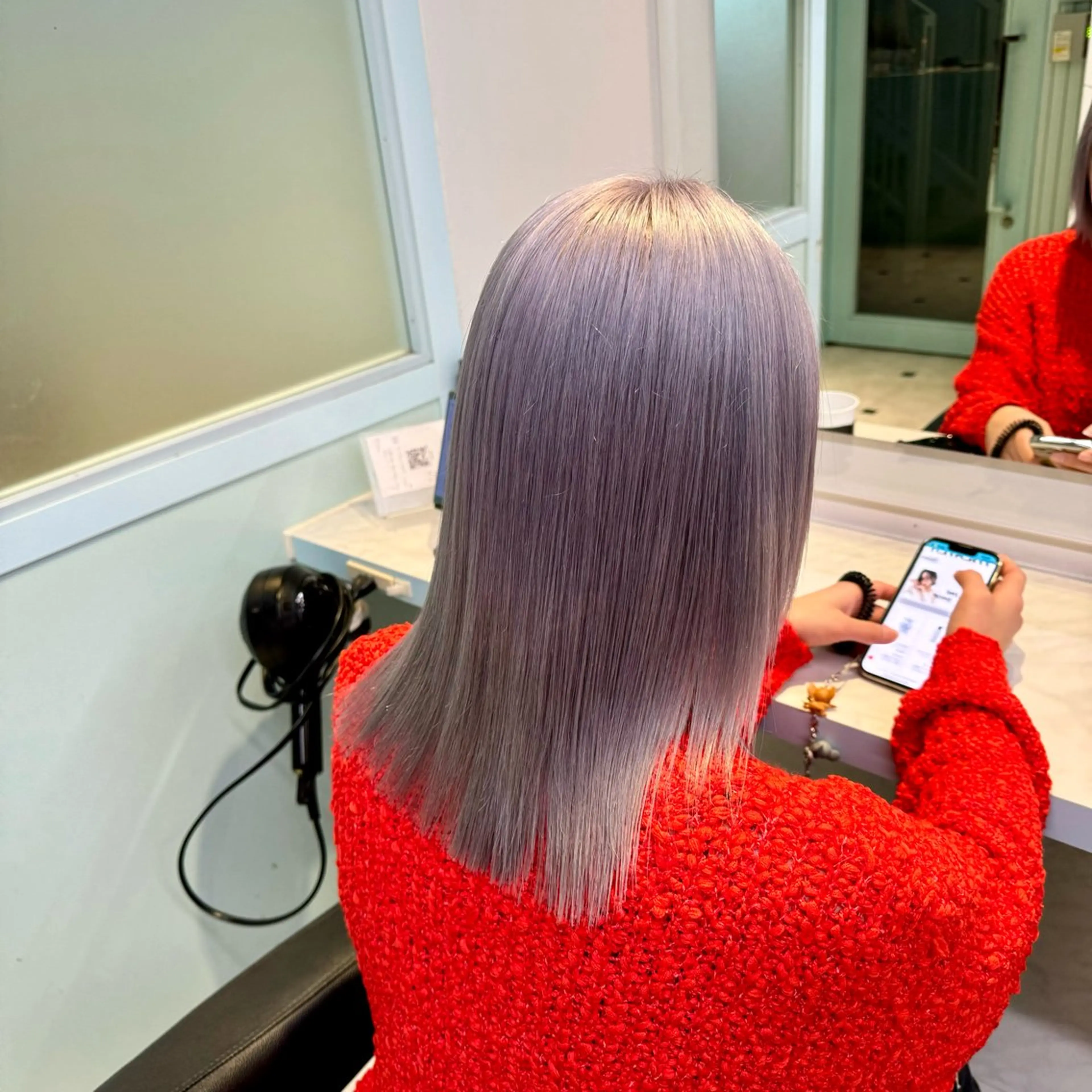 ロング カラー ヘアカラー トリートメント ヘッドスパ ヘアセット 暖色🩷透明感カラー ♡Maika♡のヘアスタイル