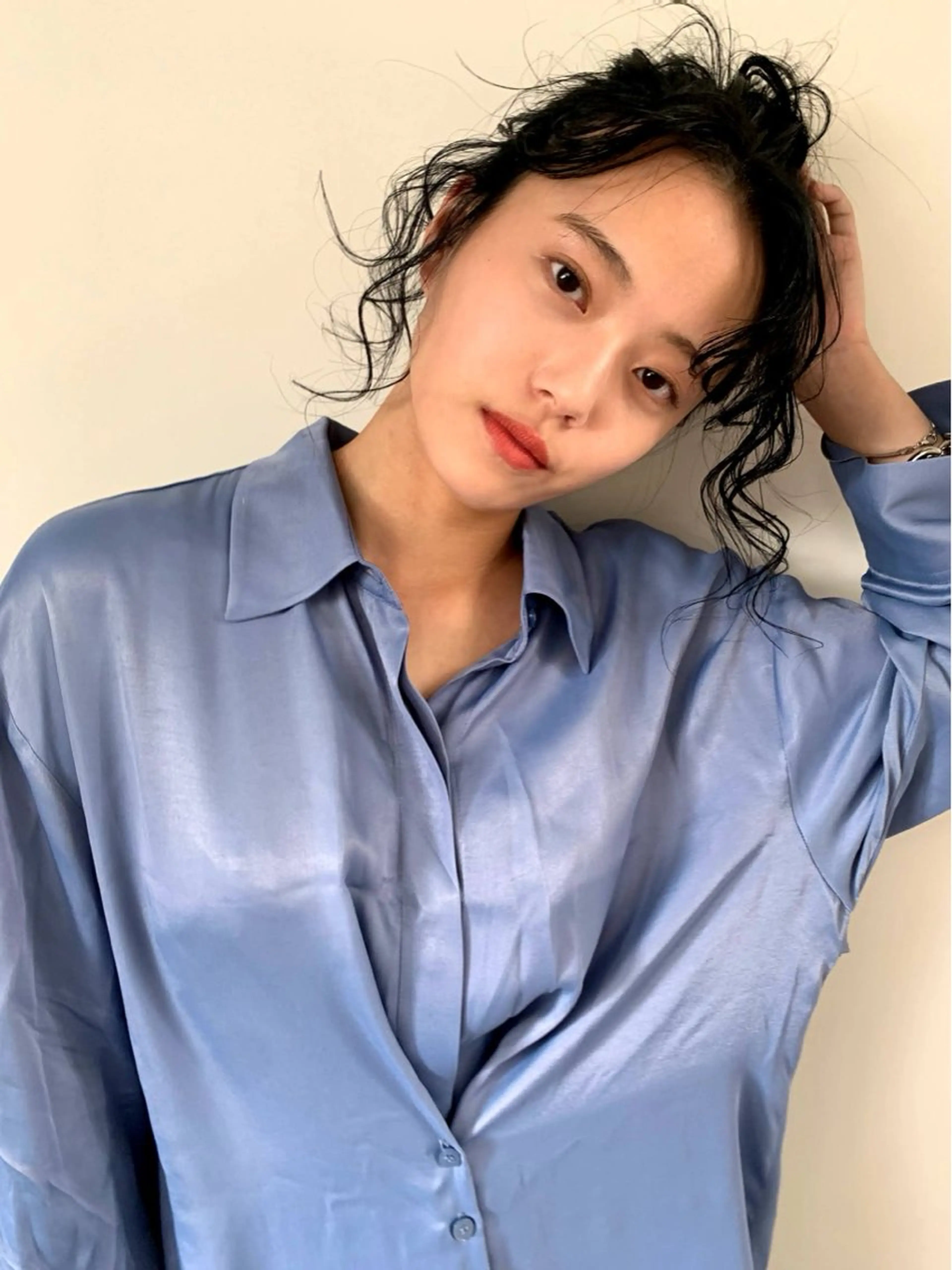 ロング カラー ヘアアレンジ kana🍃newi 京橋/透明感カラーのヘアスタイル