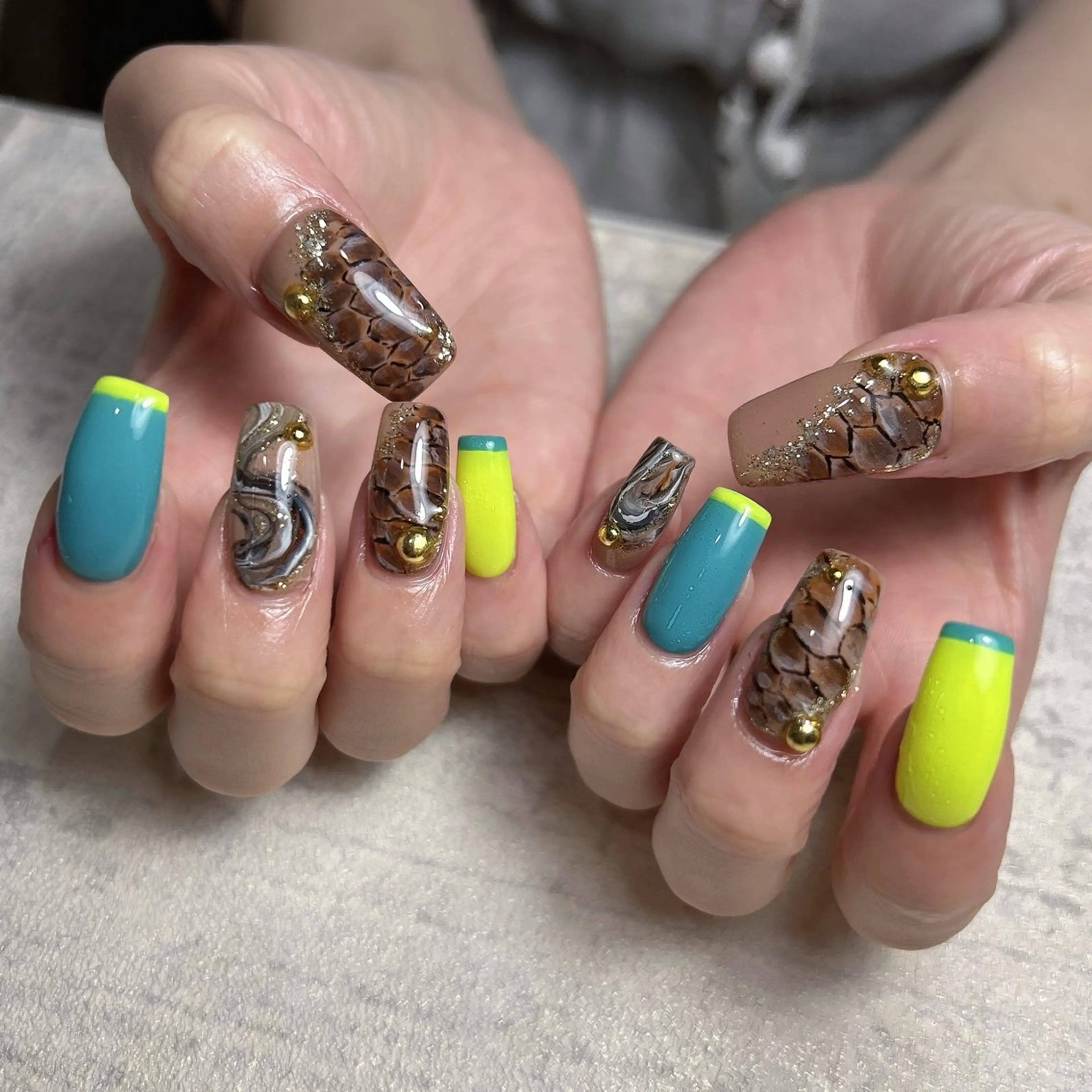 ネイル among アマン所属・lecoa_ kana／amongのネイルデザイン