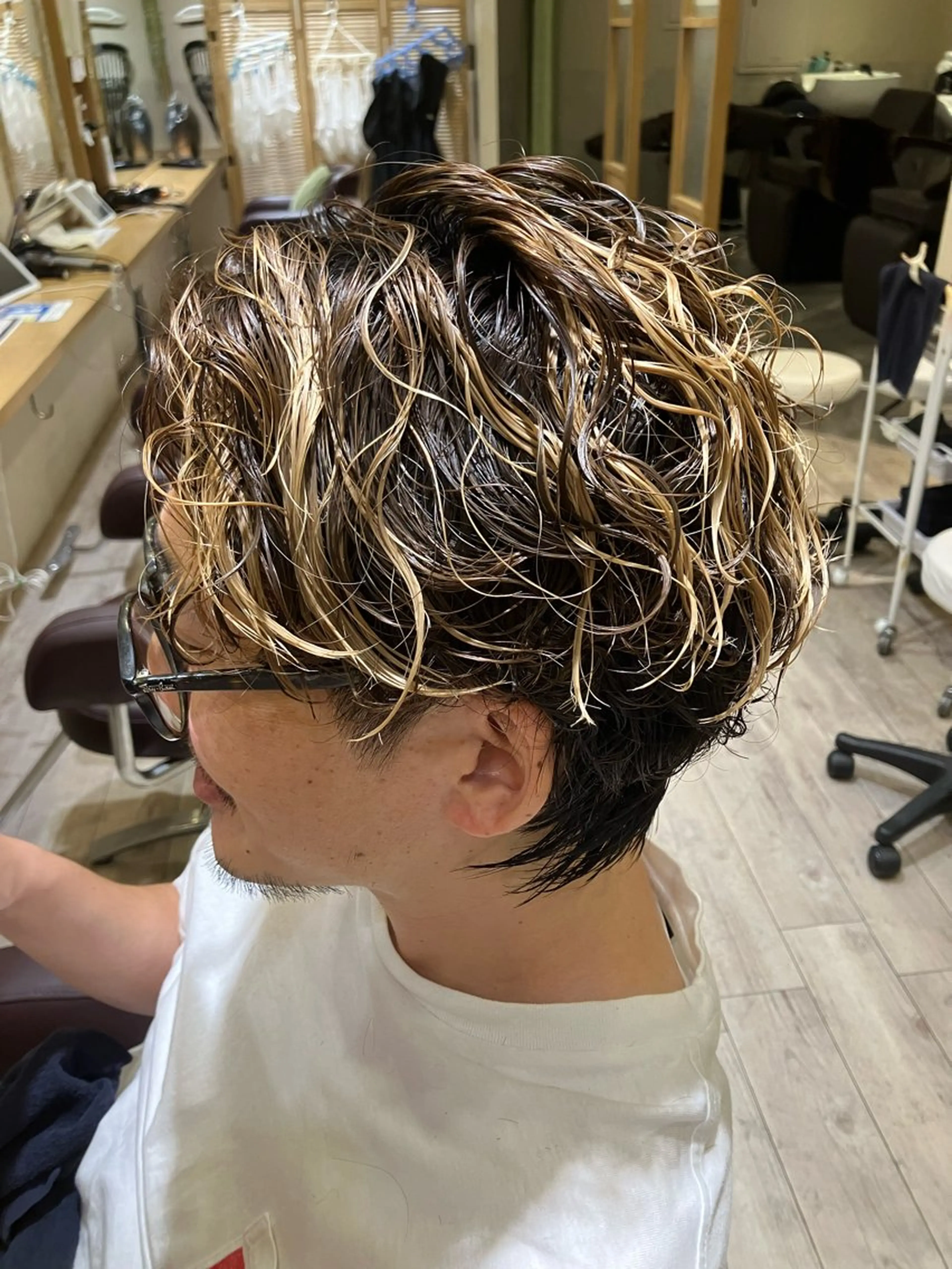 パーマ メンズ Riko .のヘアスタイル