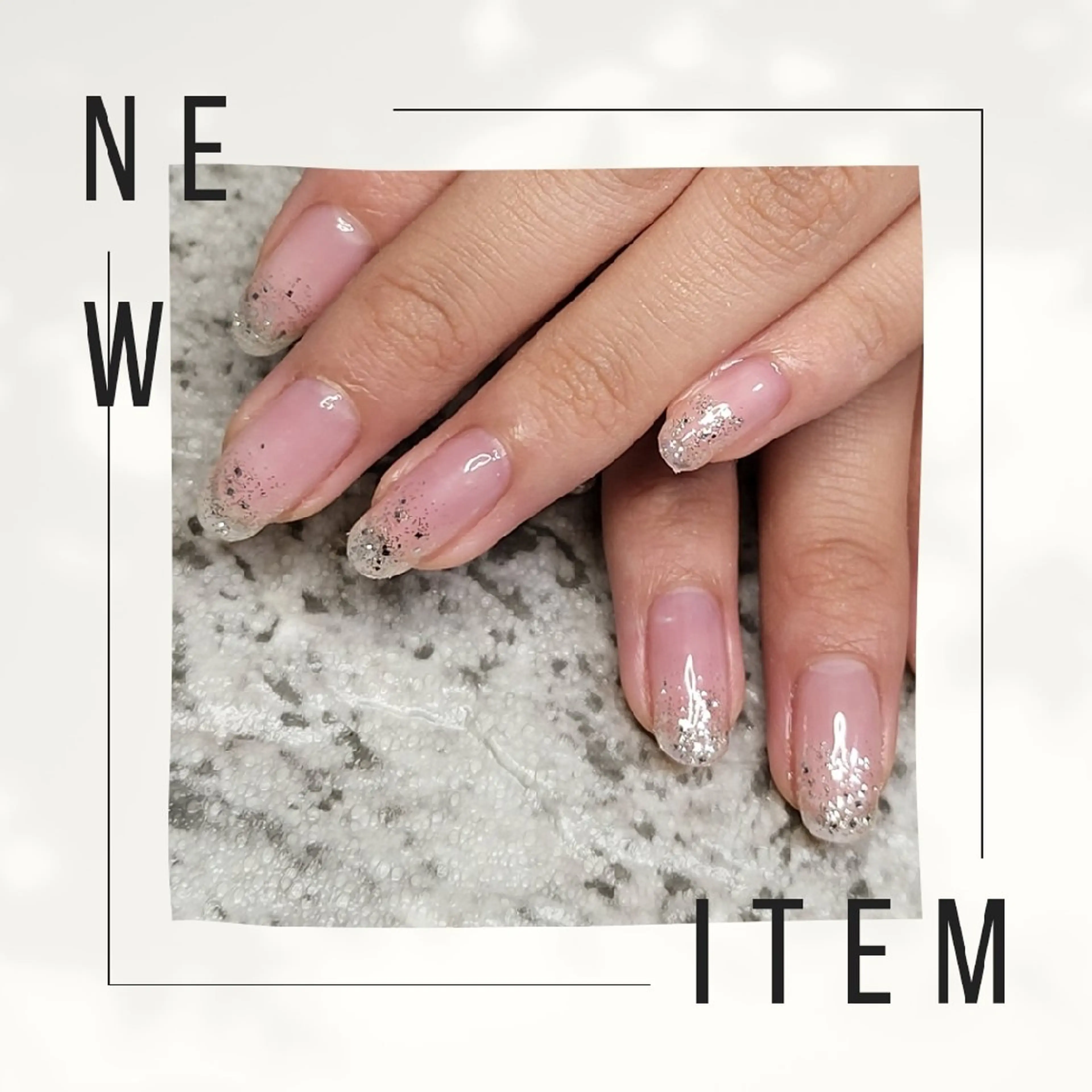 ネイル グラデーション キラキラネイル ラメ(グリッター) ラメグラデーション 冬ネイル 矢野 美希のネイルデザイン