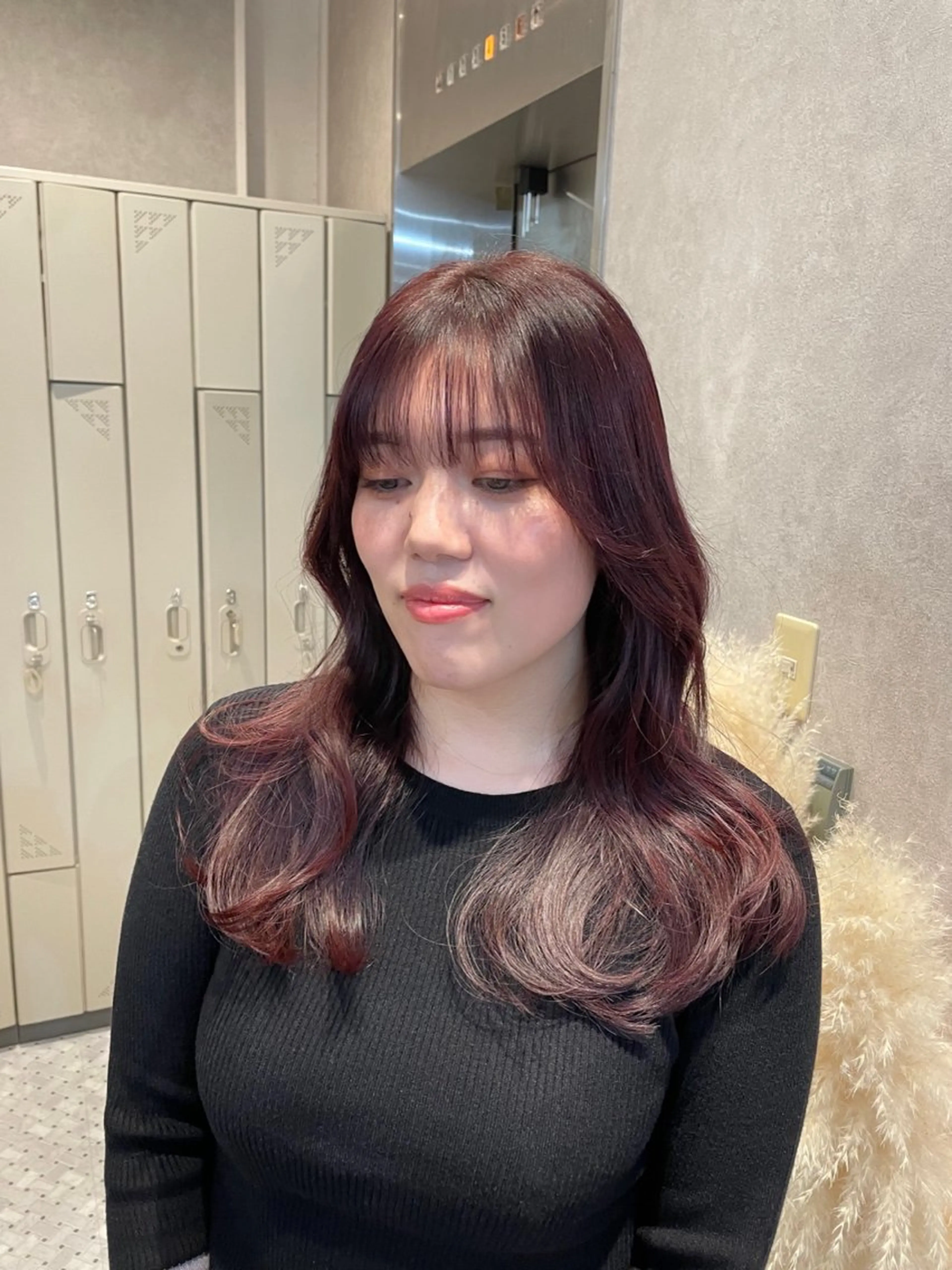 セミロング 女性スタイリスト専門サロン Zina 天神西通り所属・艶髪韓国ヘア MANAMI🎀のヘアスタイル