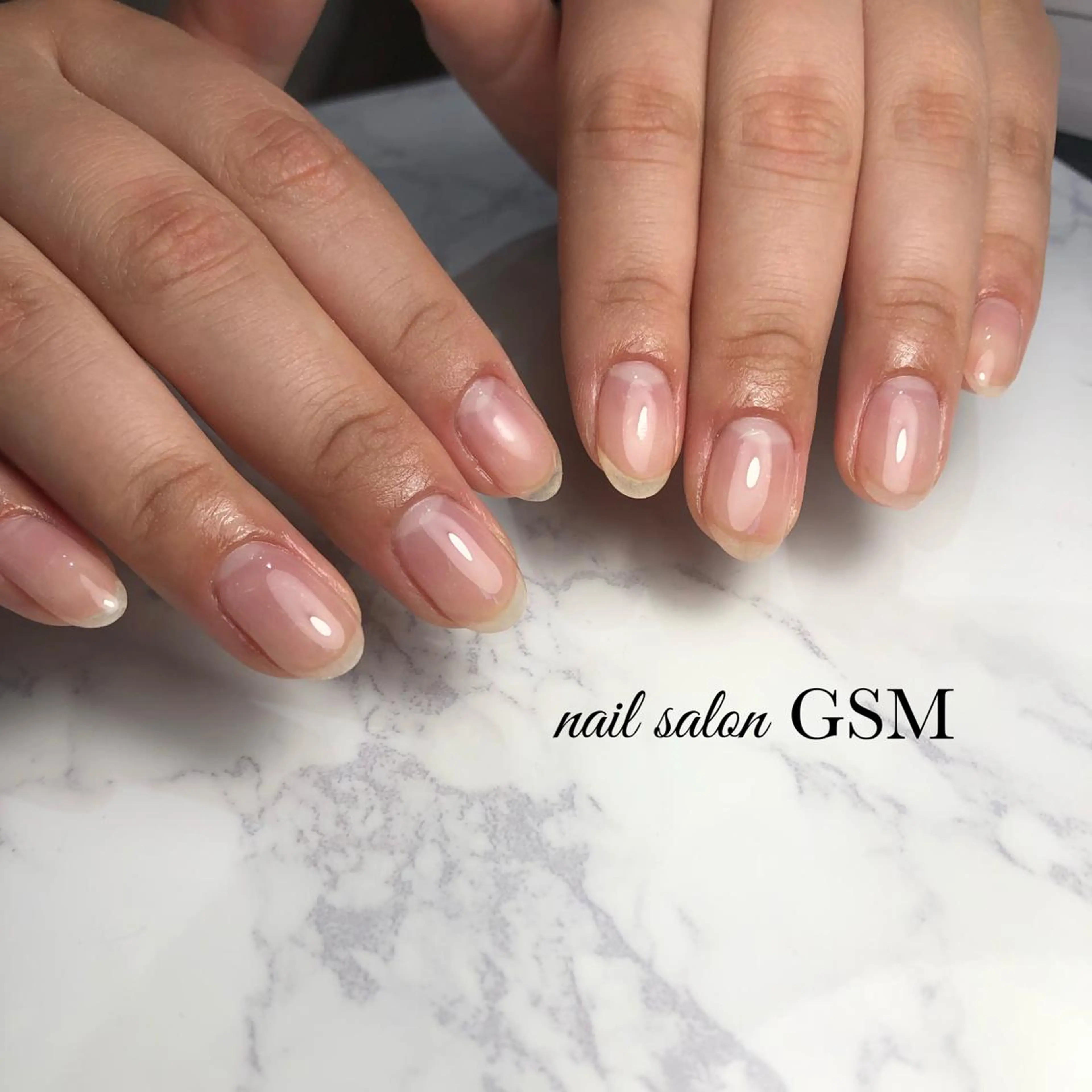ネイル クリアネイル nail salon GSMのネイルデザイン