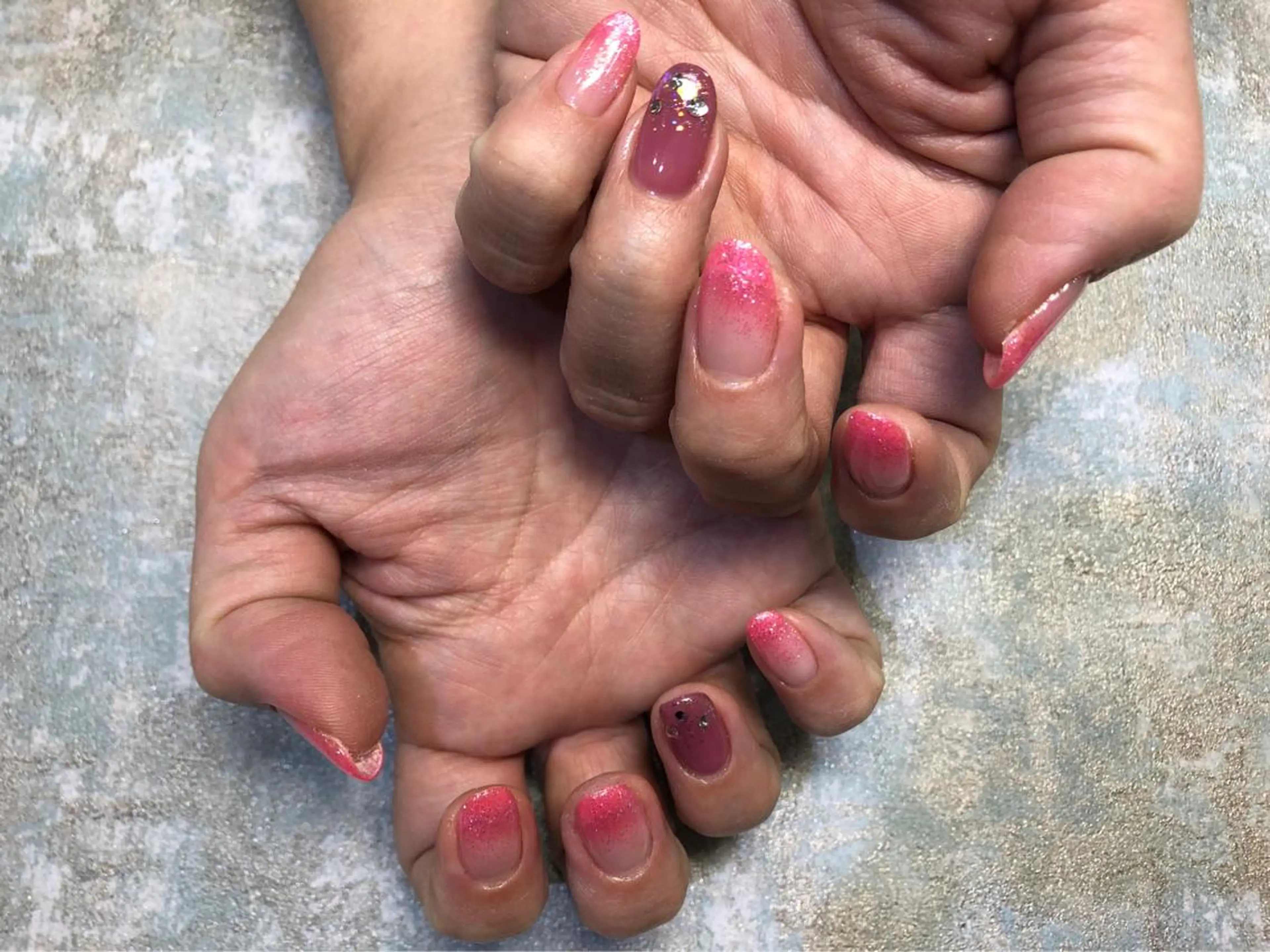 ネイル アートネイル グラデーション ハンドネイル fairy 村居 愛香のネイルデザイン