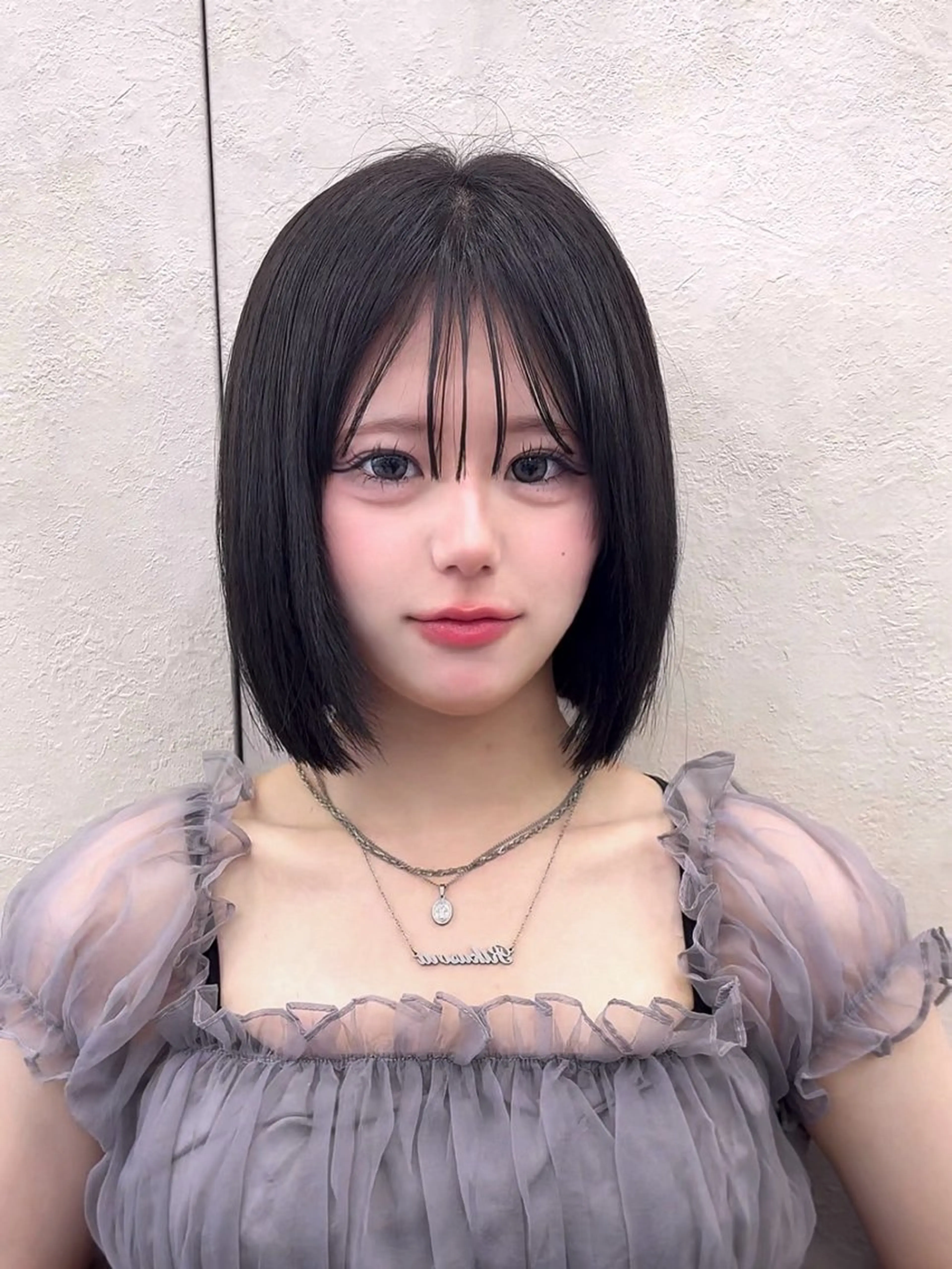 ミディアム カット ヘアカラー トリートメント 谷川が作る熊本1🏅 ＆レイヤーカットのヘアスタイル