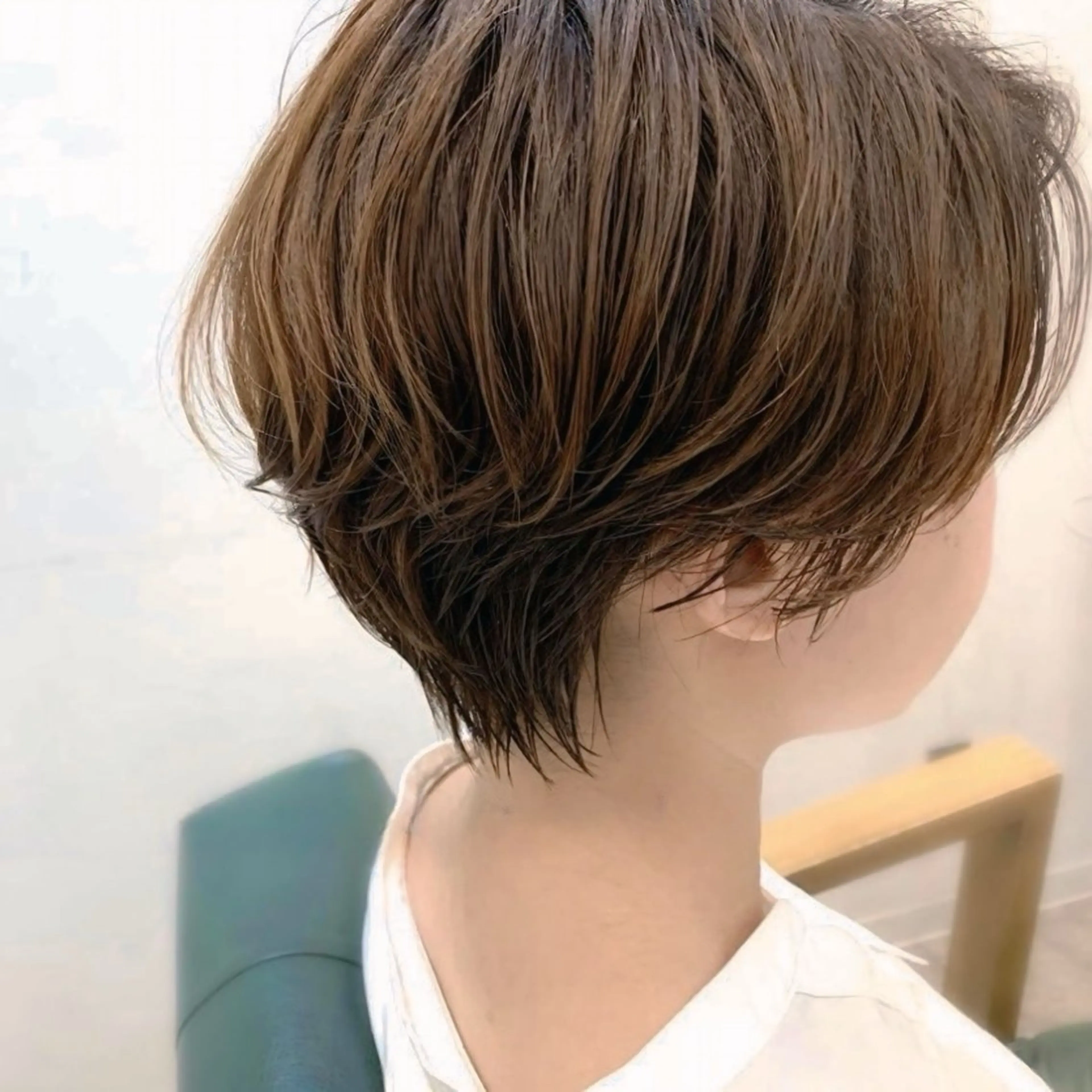 ショート カラー カット ヘアカラー トリートメント 前田 健太のヘアスタイル