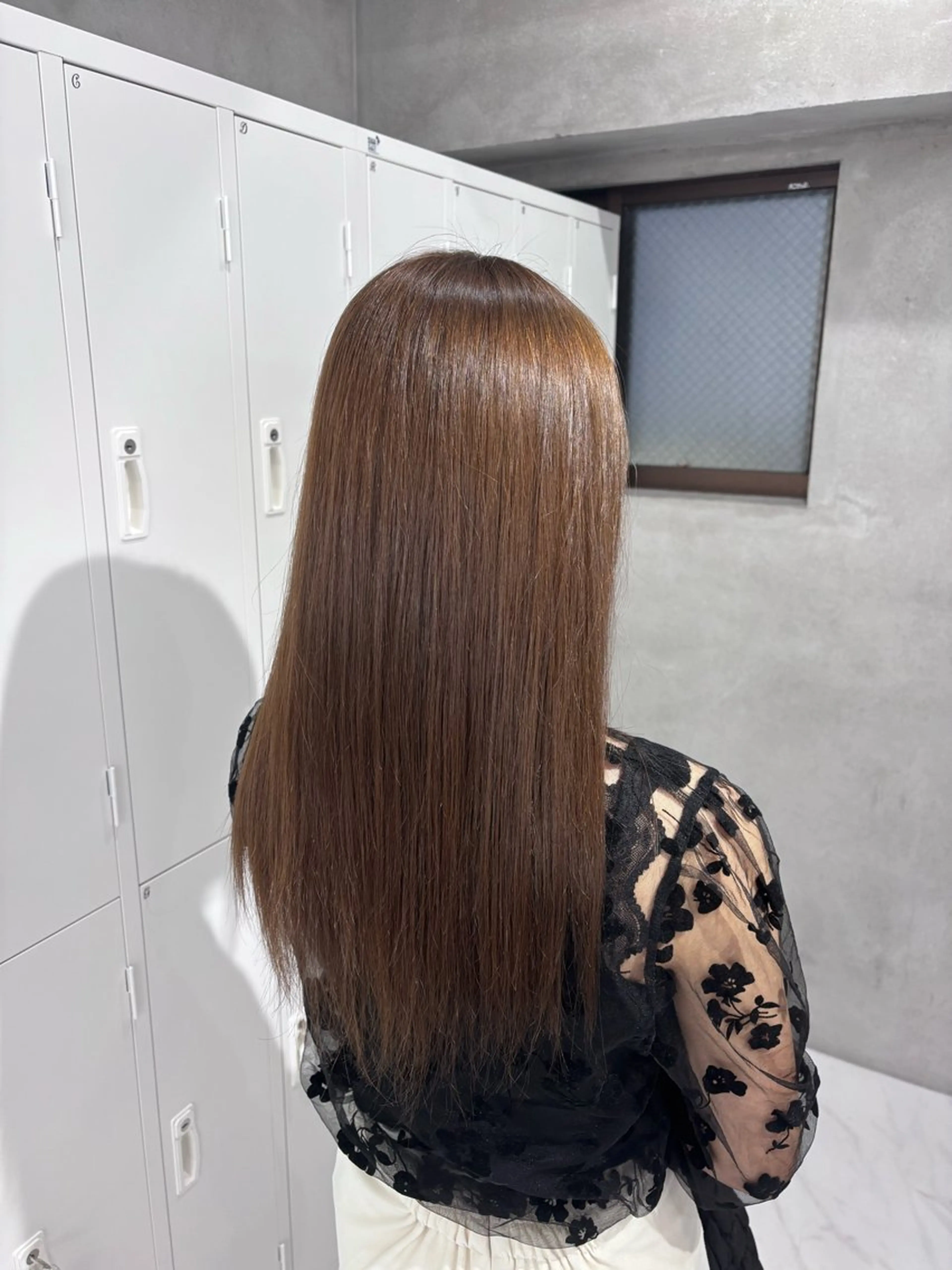 ロング カラー ブリーチ ブリーチなしカラー ヘアカラー 心愛/天神/レイヤー /透明感カラー/艶髪のヘアスタイル