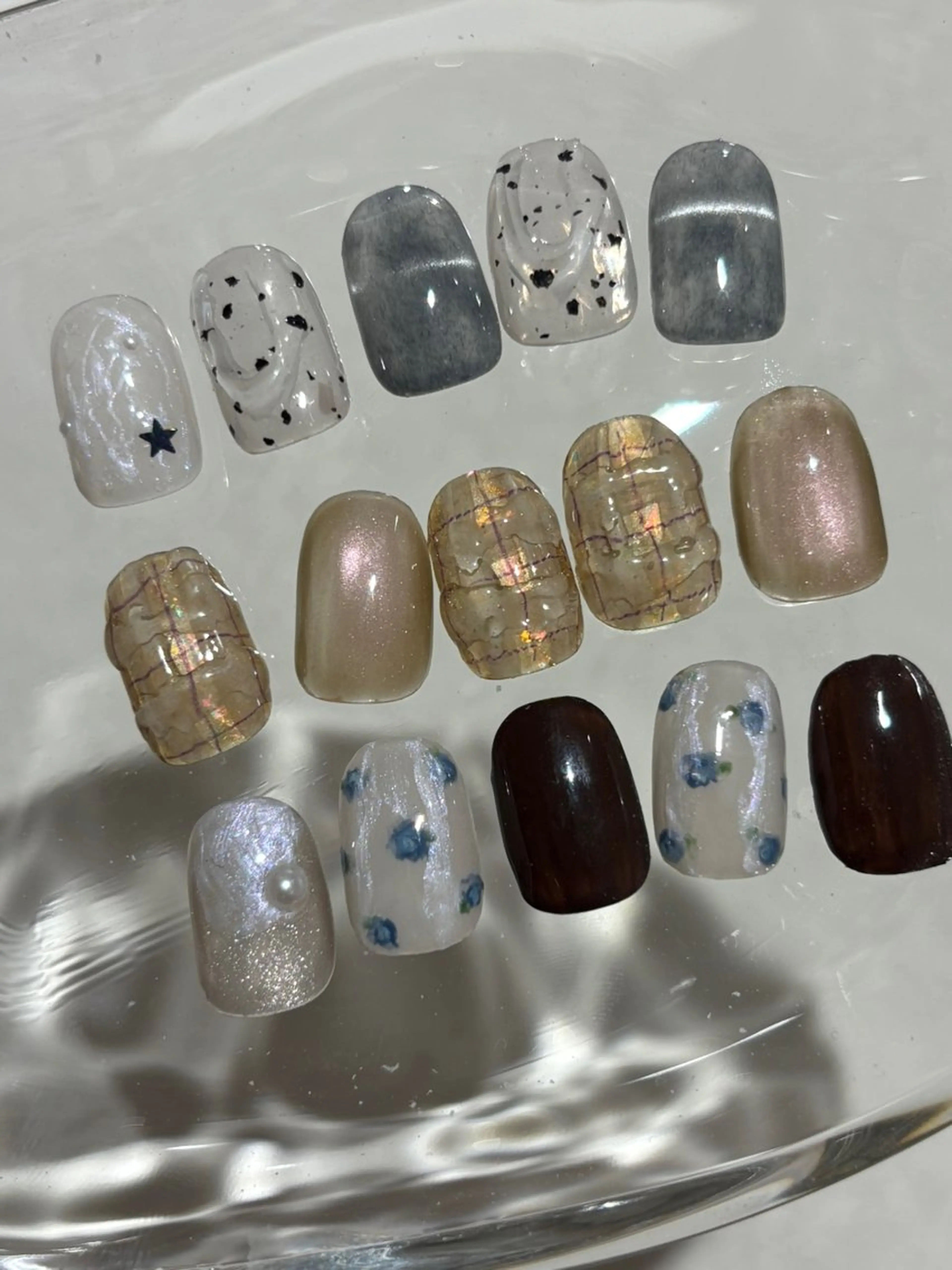 【オフなし】サンプルデザイン/ニュアンス/シンプルネイル/フィルインの写真