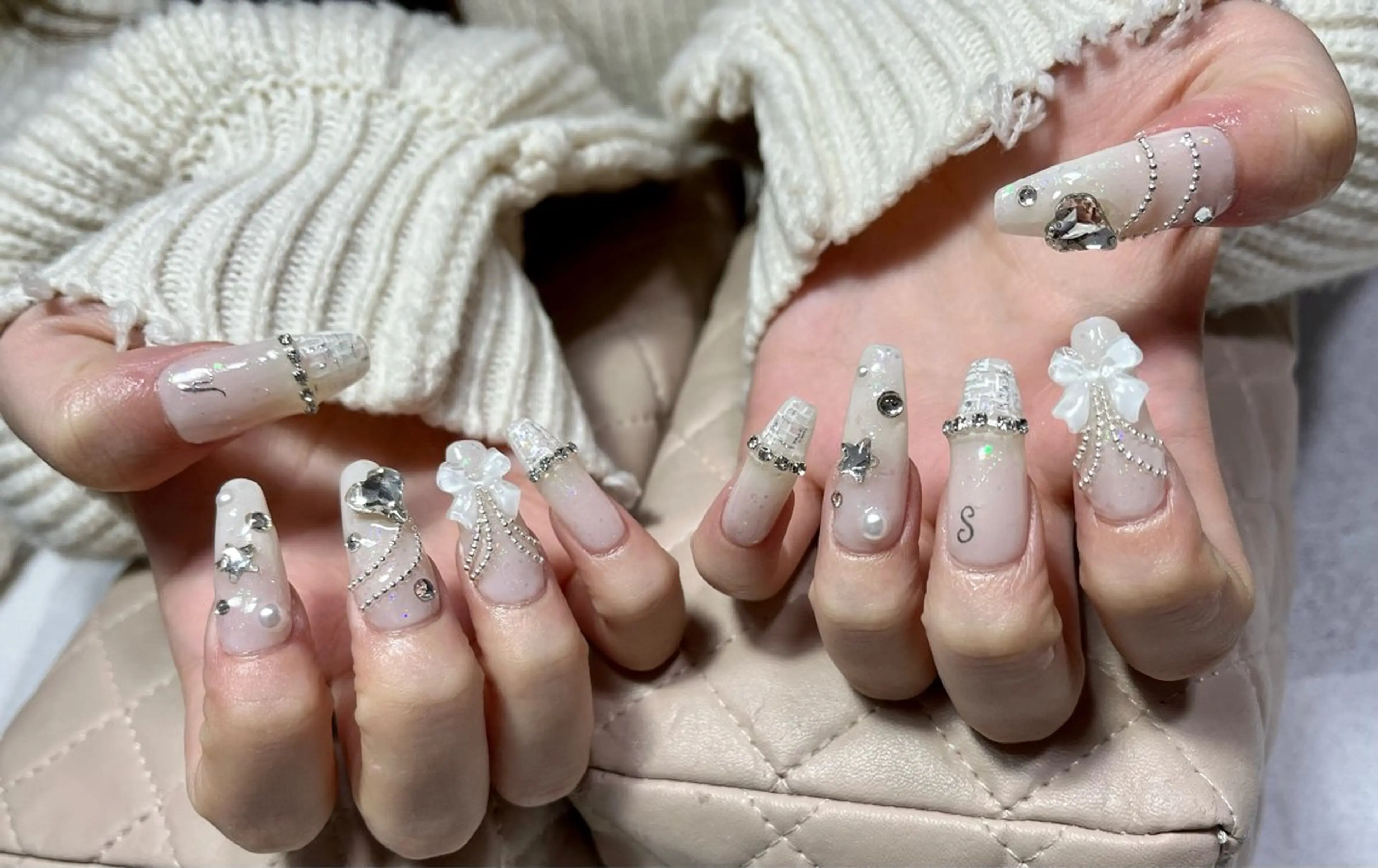 ネイル ハンドネイル goldgleams ちなのネイルデザイン