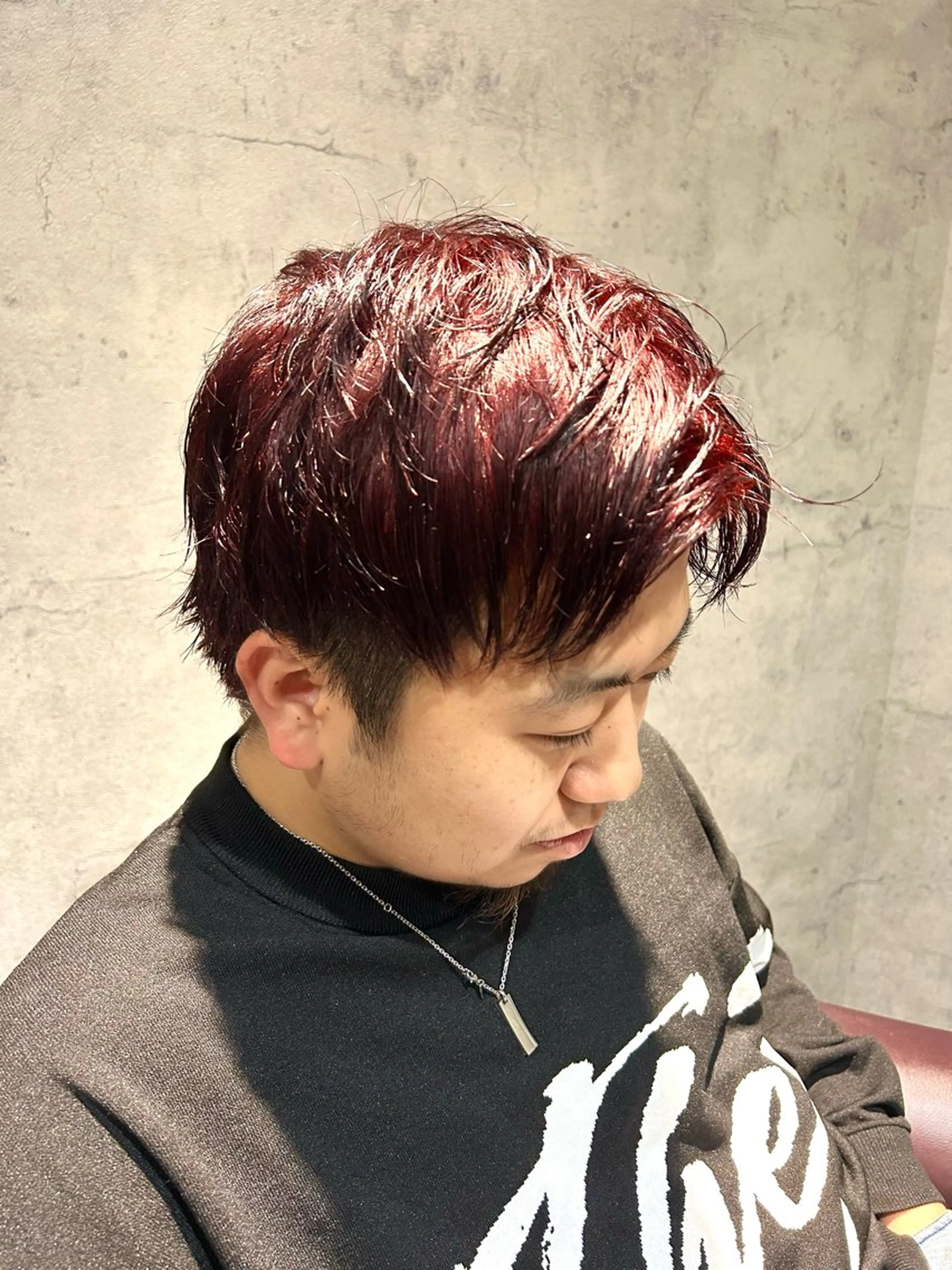 ショート カラー ブリーチ ダブルカラー ブリーチなしカラー レッドカラー ヘアカラー パーソナルカラー 診断🍀マリンのヘアスタイル