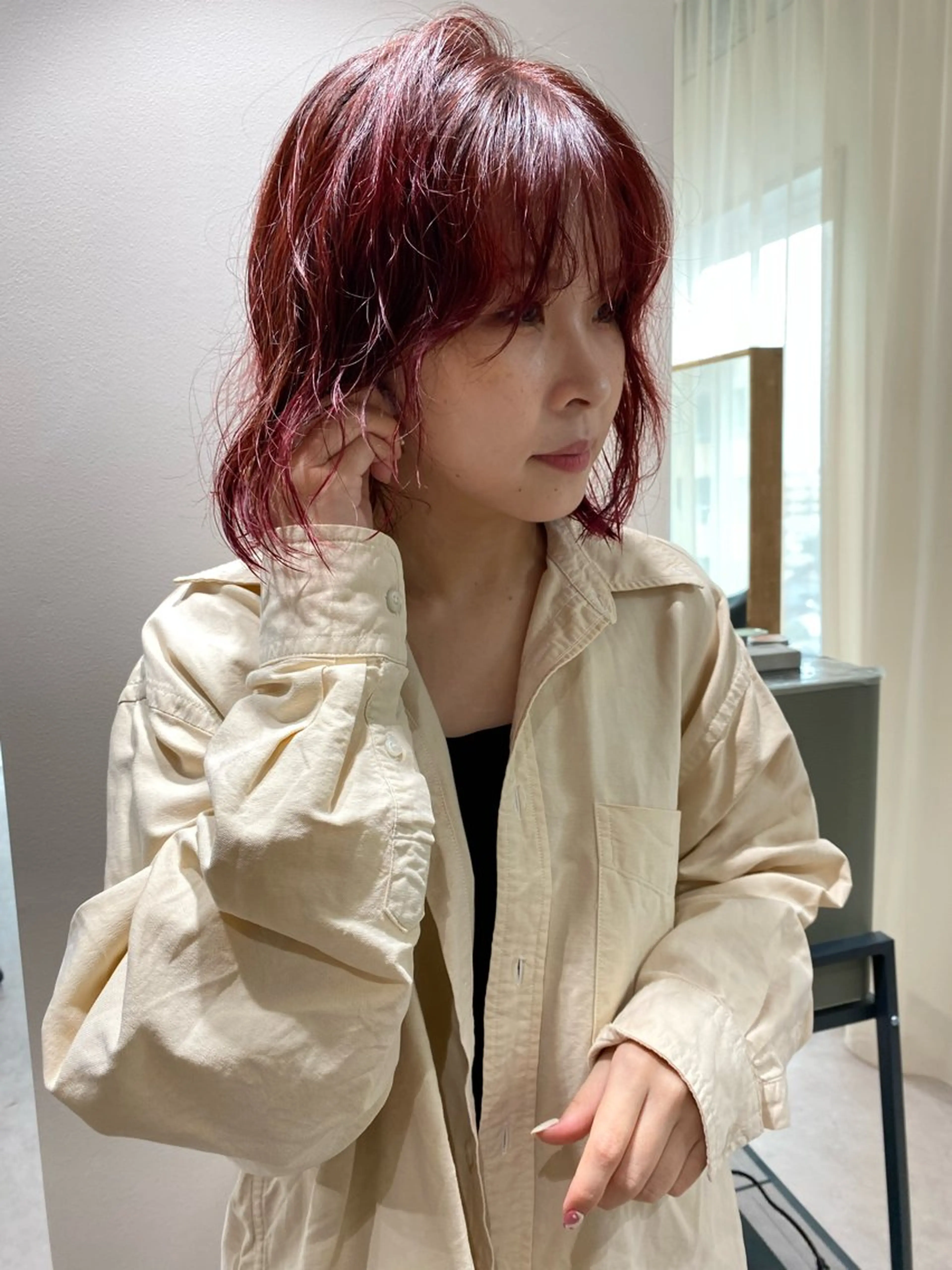 ミディアム カラー ヘアカラー トリートメント iroha/ n.w.h🎀のヘアスタイル