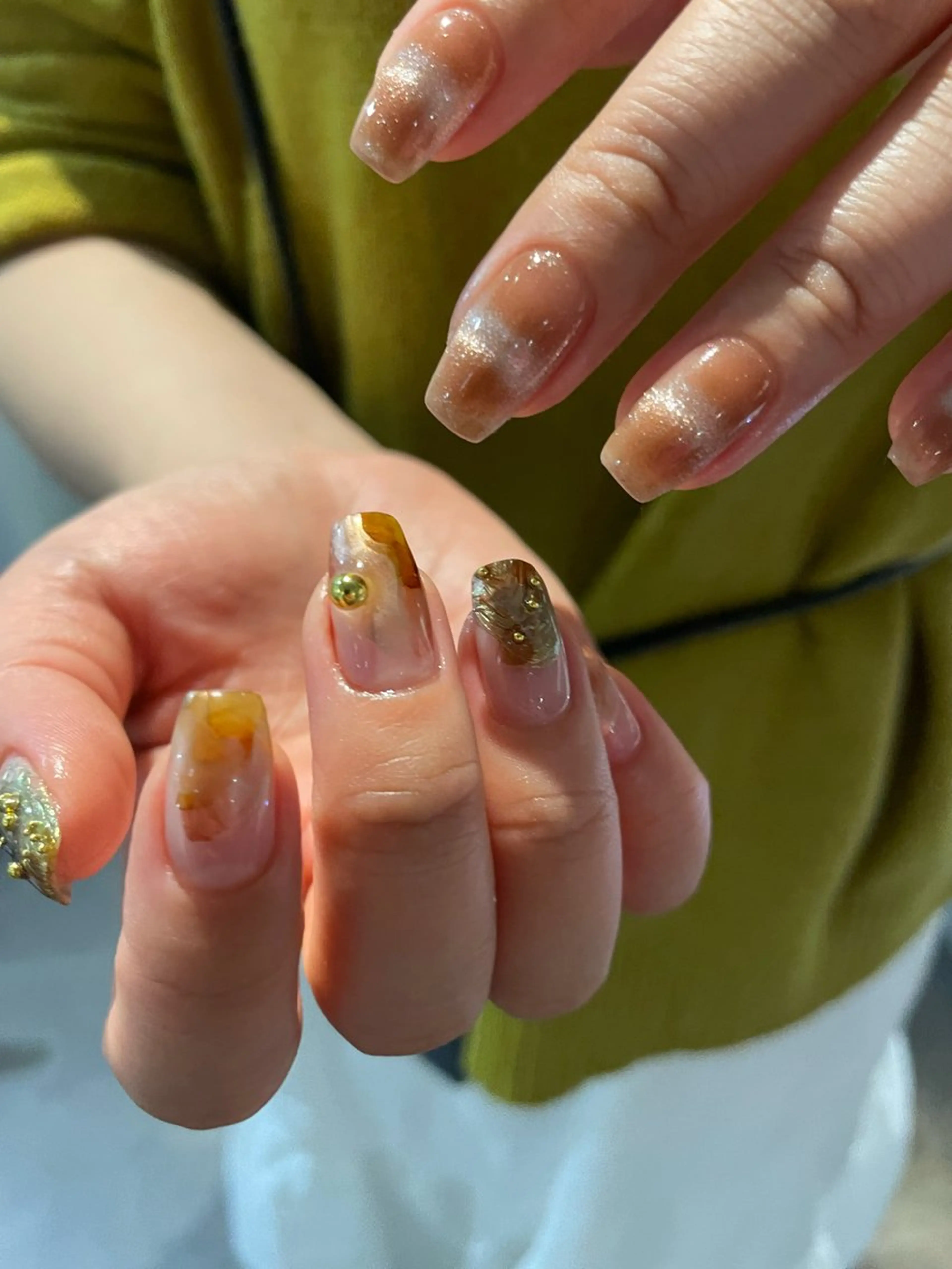 ネイル ハンドネイル joieange 難波店 藤谷ルディアのネイルデザイン