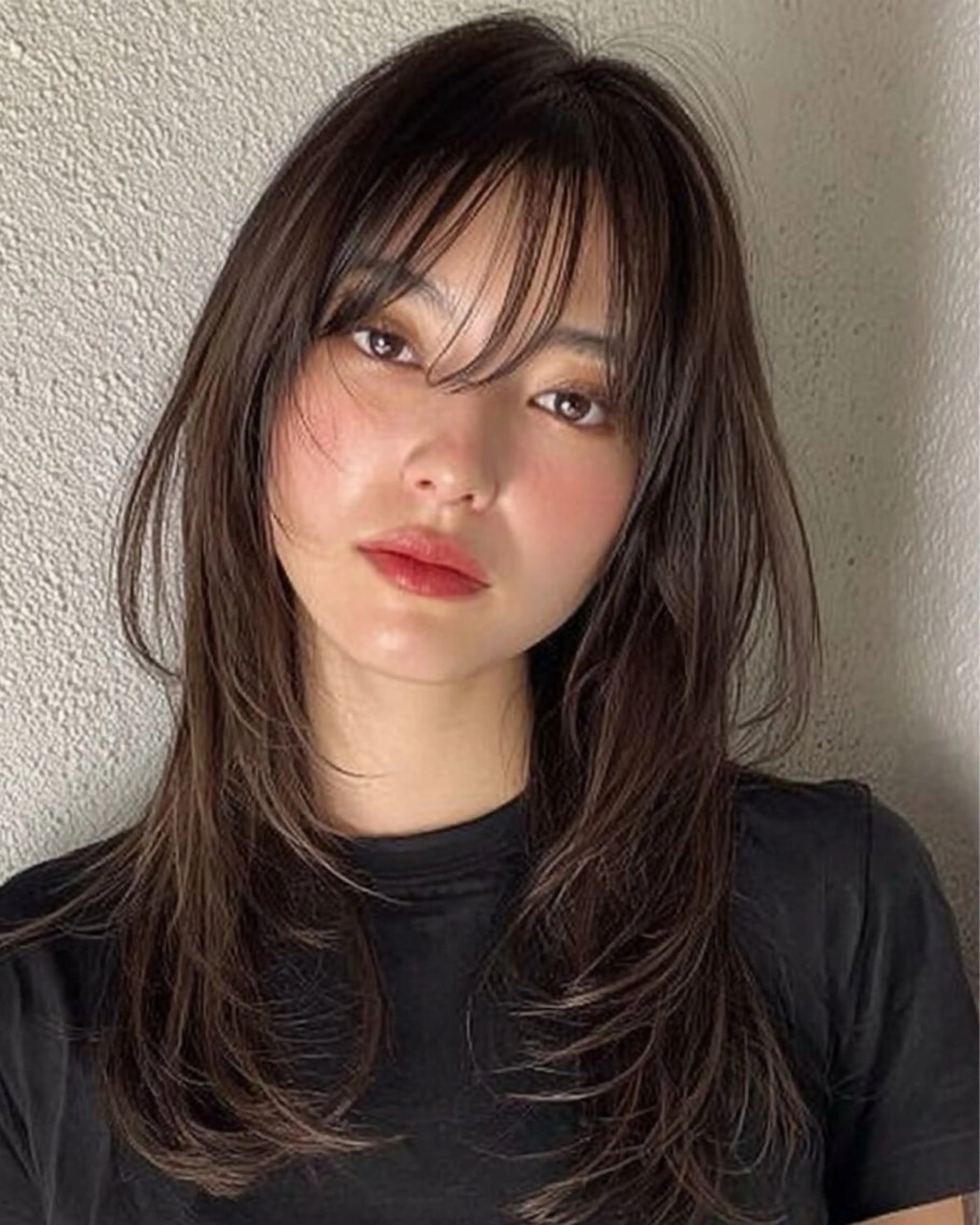 ミディアム カット ヘアカラー トリートメント ニワ/レイヤーカット /透明感カラー💎のヘアスタイル