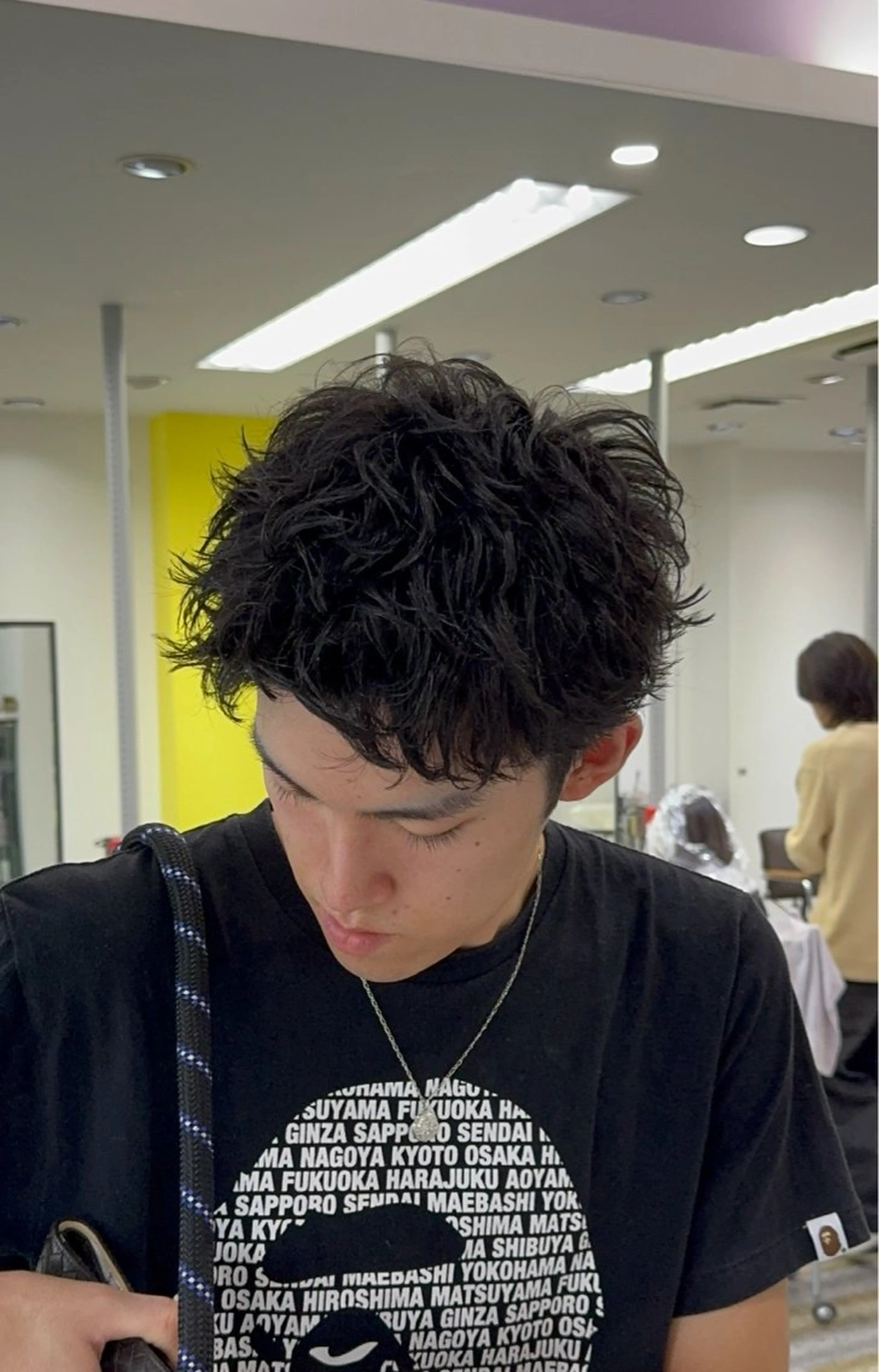 ショート パーマ メンズ メンズパーマ カット パーマ 【メンズ特化】岩瀬 武【メンズパーマ】のヘアスタイル