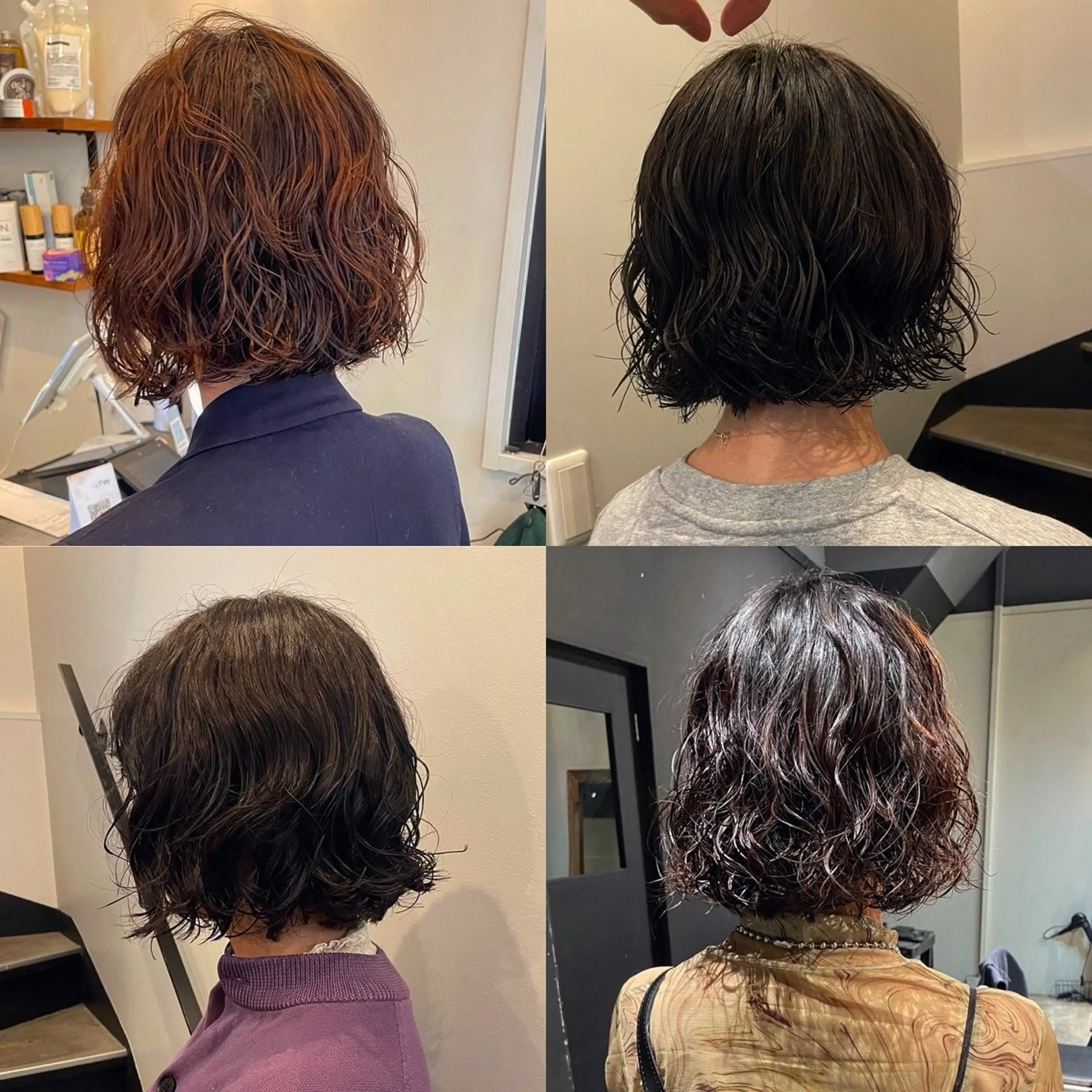 ショート パーマ ボブ／パーマ指名 No. 1🍃れんとのヘアスタイル