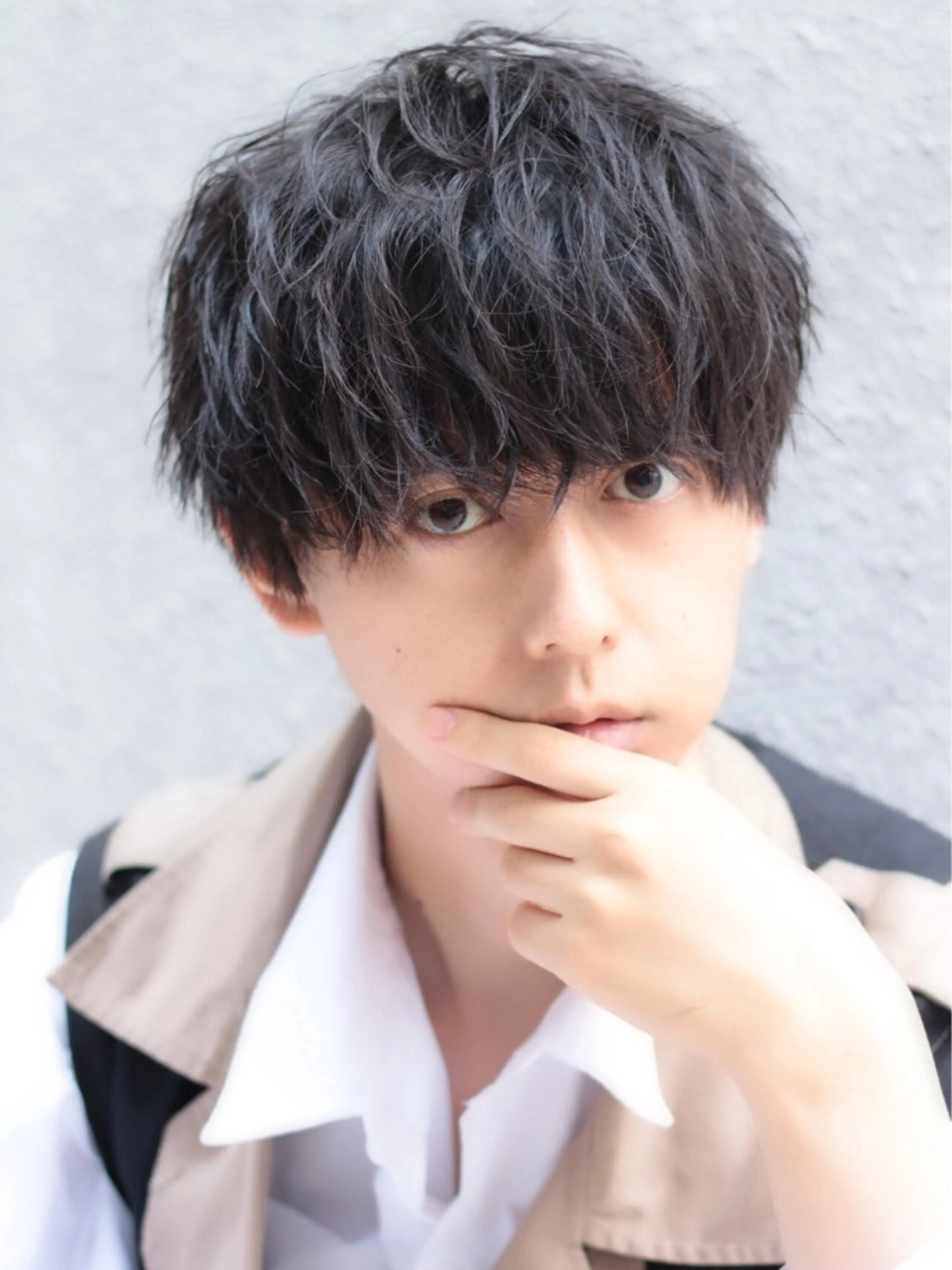 セミロング メンズ マッシュ メンズパーマ セミロングパーマ カット ヘアセット ショートヘア🔥メン ズ特化パーマ/そめやのヘアスタイル