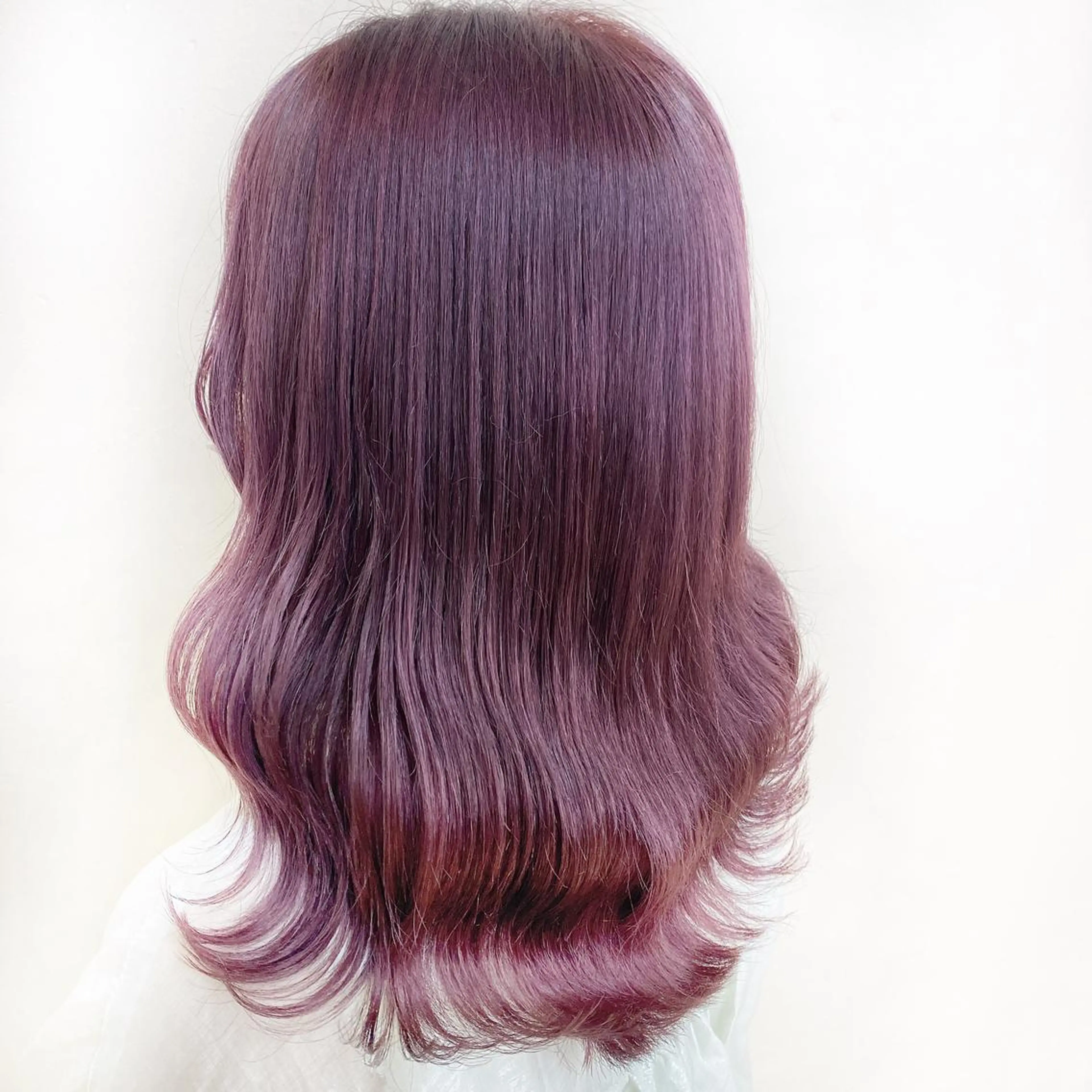 ミディアム カラー ピンクカラー 💕上野美容師☁ ブリーチ💖サワのヘアスタイル